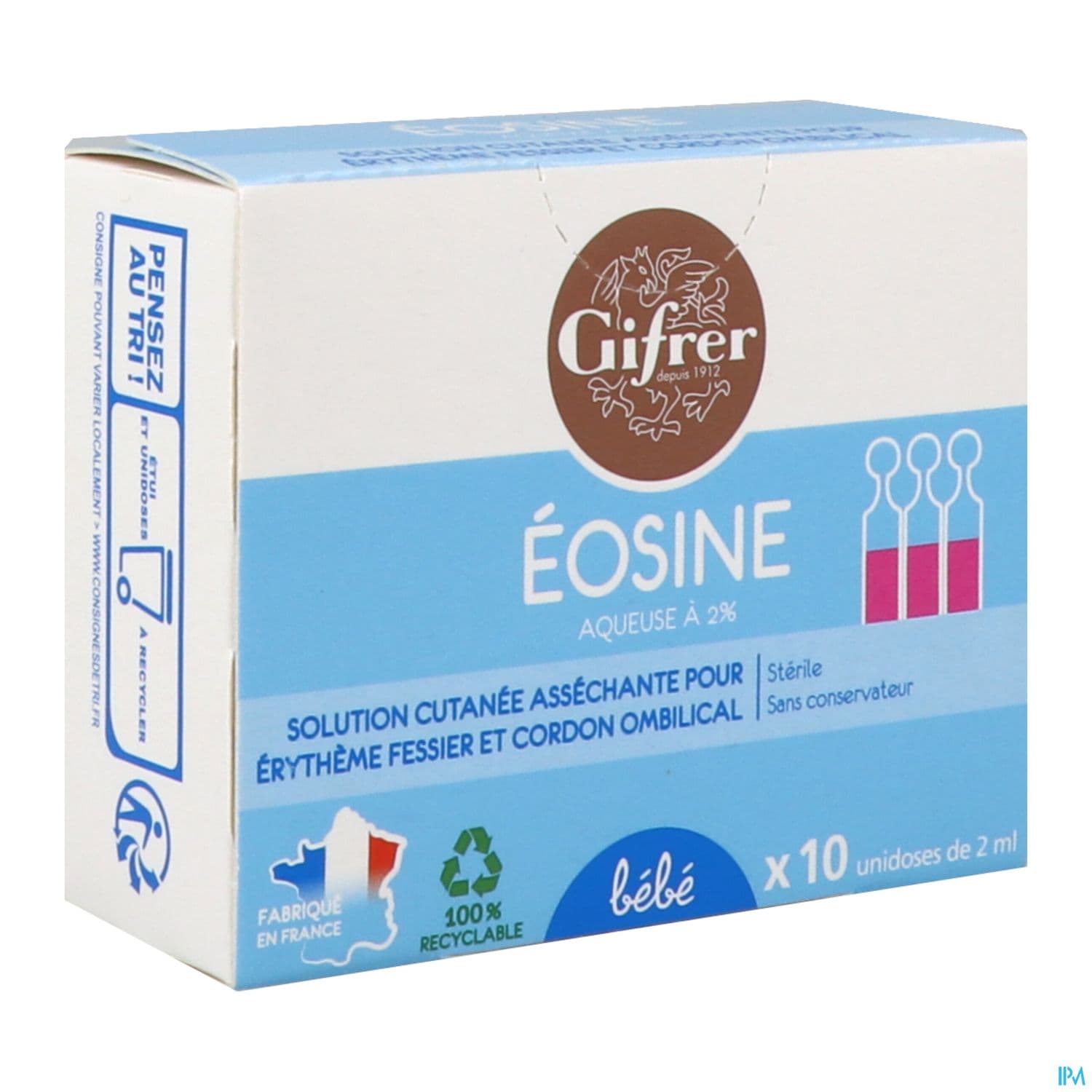 Gifrer Bebe Eosine Unidose 2ml 10