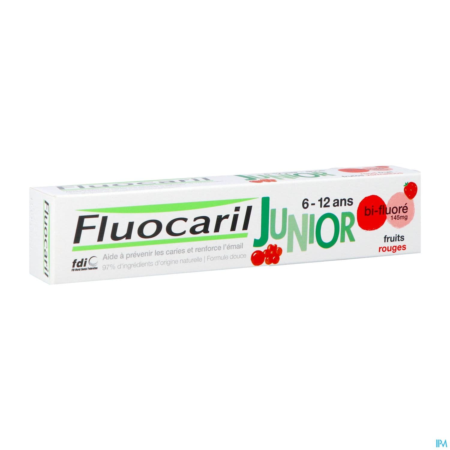 Fluocaril Junior Dentifrice 6/12ans Fruits Rouges 75ml