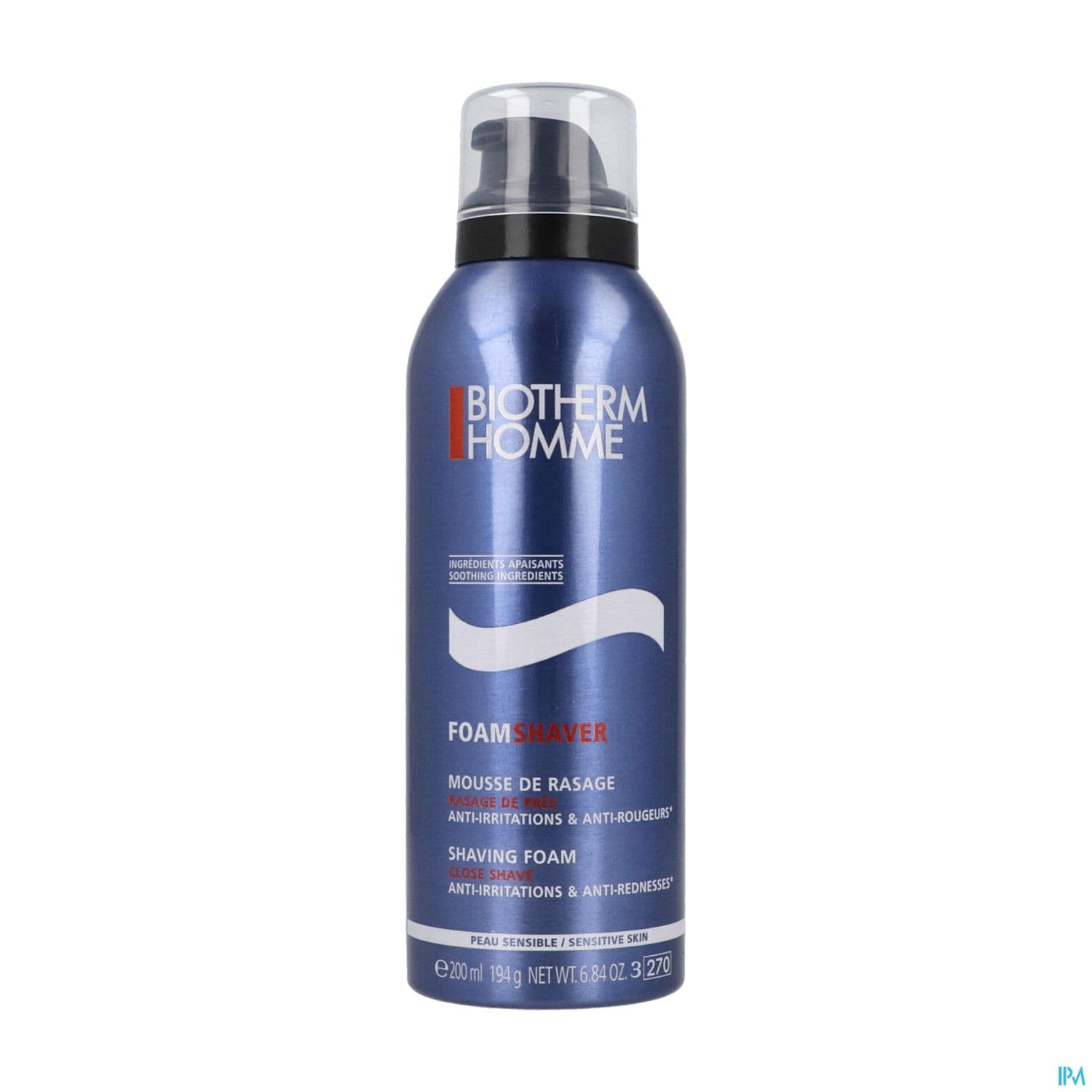 Biotherm Homme Mousse De Rasage Peaux Sensibles Spray 200ml