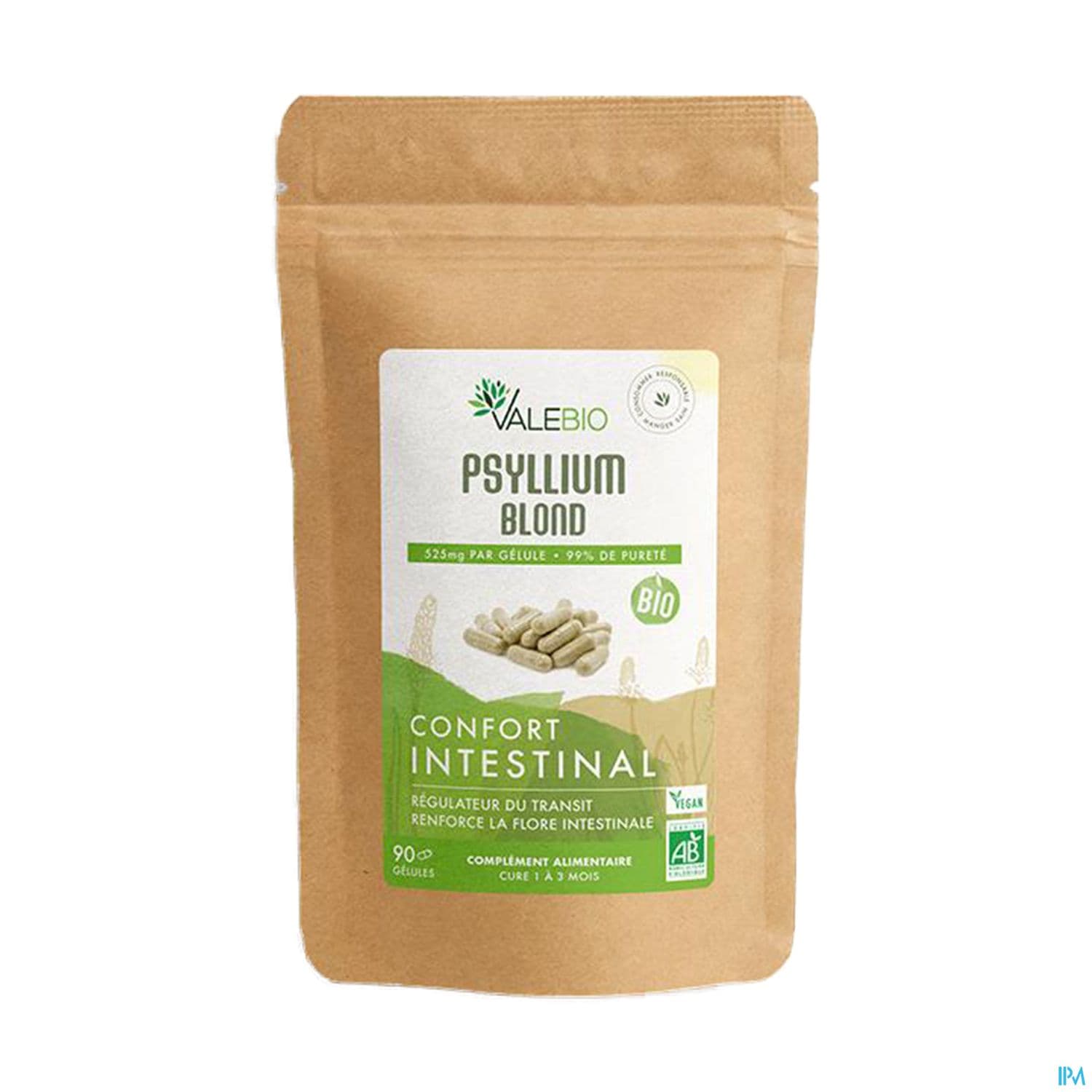 VALEBIO PSYLLIUM BLOND BIO GELU 90 — Pharmacie Parc Lann