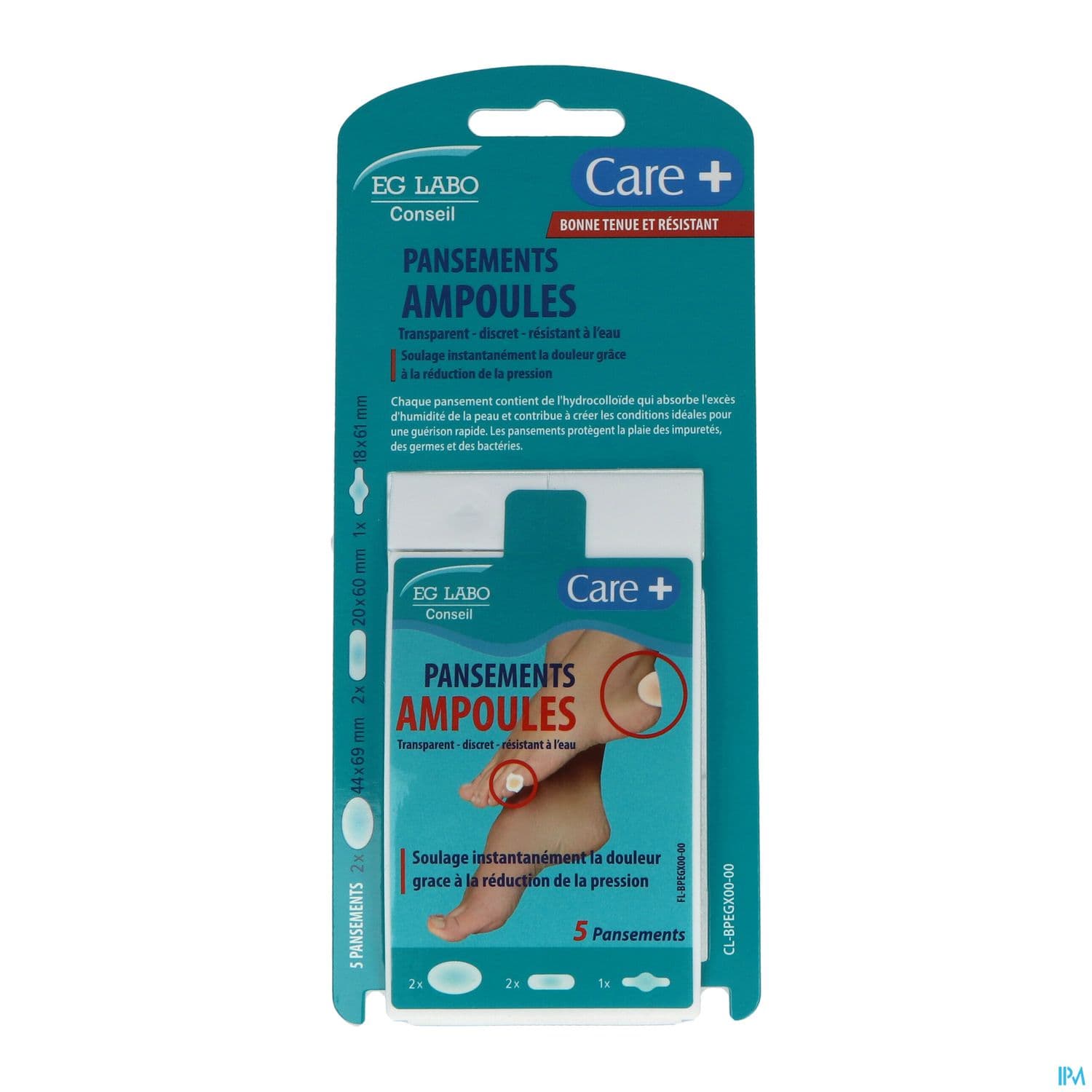 CARE+ PANS AMP HYDROCOLLOID 5