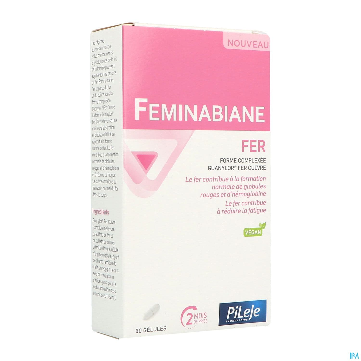 Pileje Feminabiane Fer Gelule 60