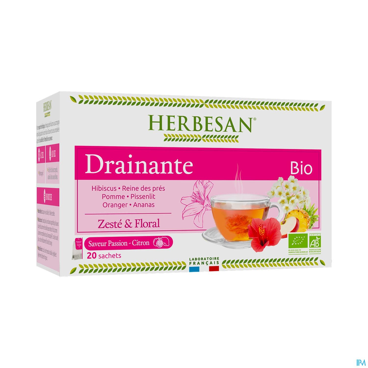 Herbesan Infusion Drainante Bio Sechet 20 — Pharmacie Villenave Rocade