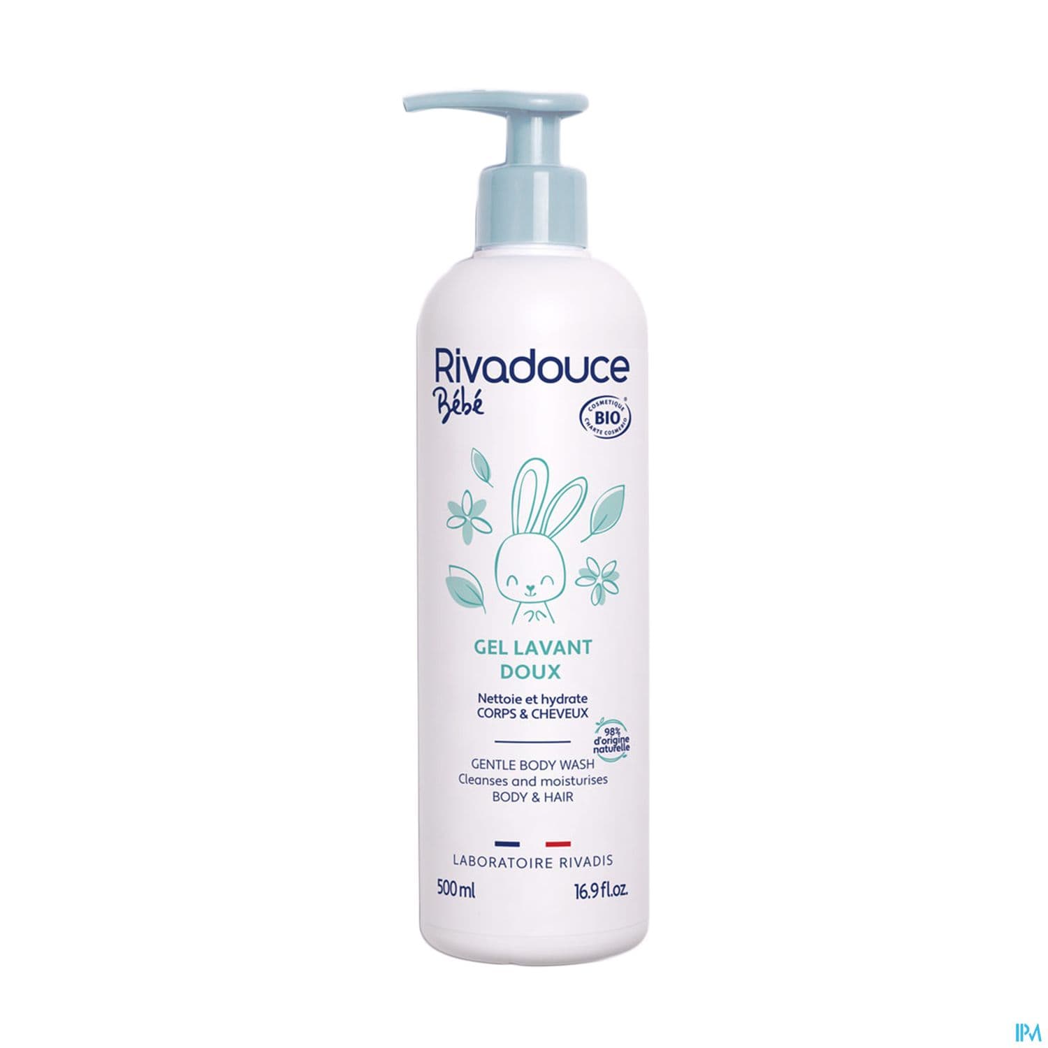 RIVADOUCE BB BIO GEL DOUX LAV500ML — Pharmacie Lyon Grand Trou