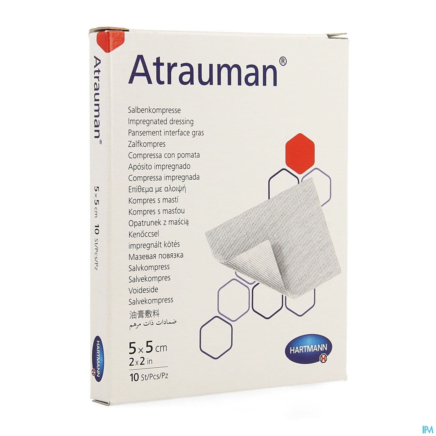 ATRAUMAN PANS INTERFAC 5CMX5CM 10 — Pharmacie de la Gare - Rouen