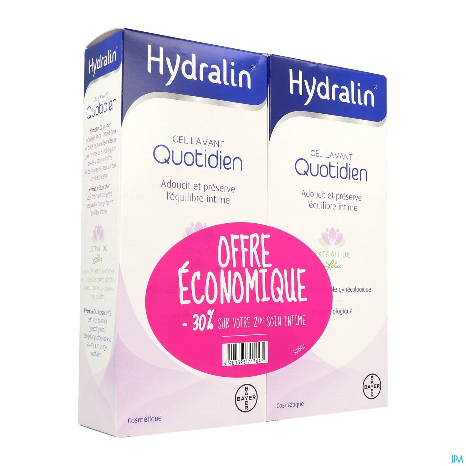 HYDRALIN QUOTIDIEN 2X400ML
