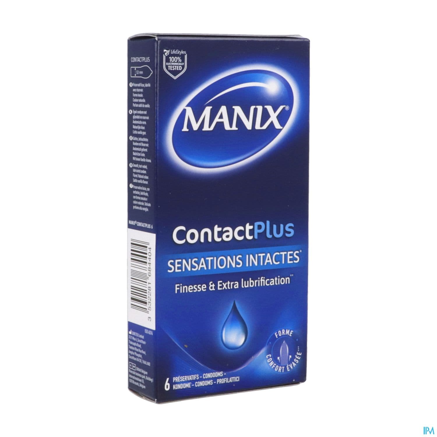 Manix Contact Plus Preservatif 6