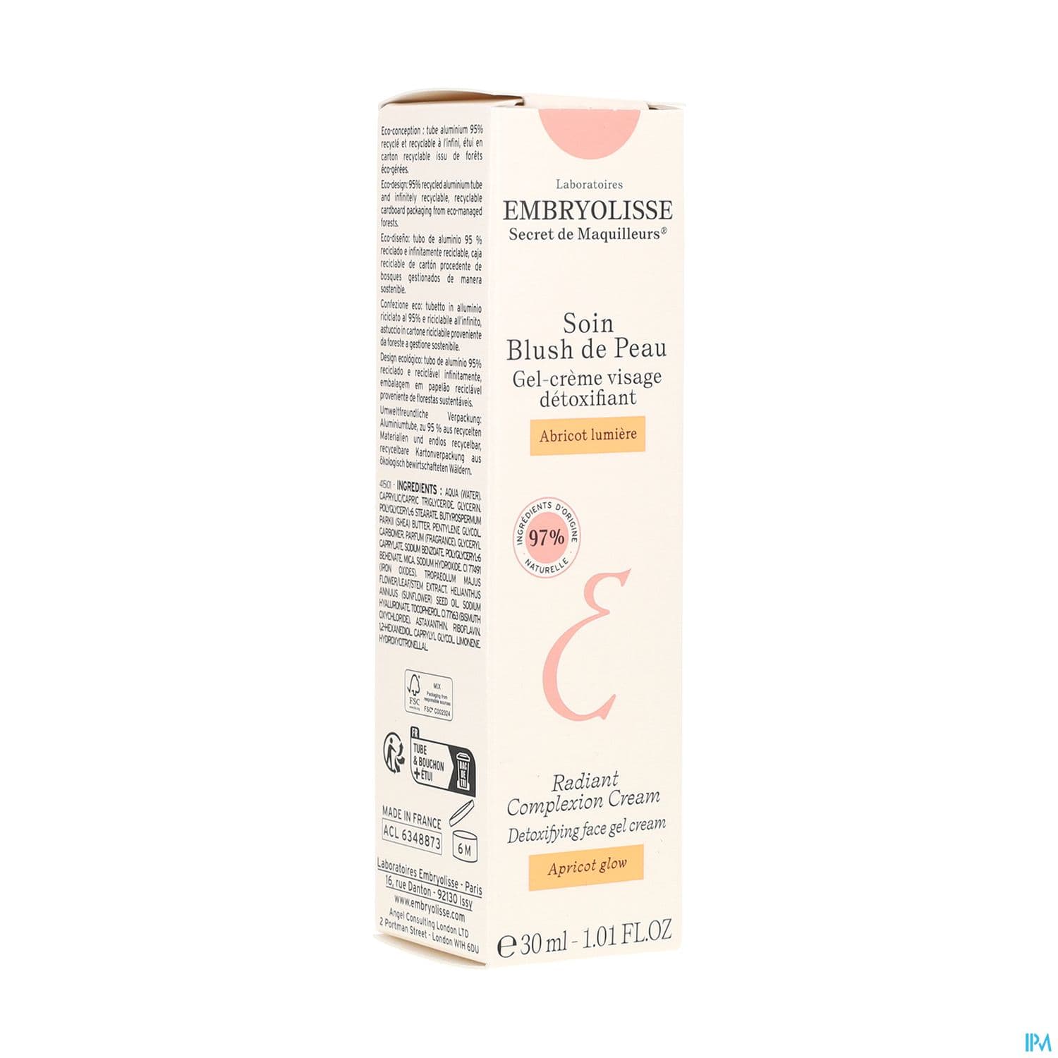 EMBRYOLISSE SOIN BLUSH ABRIC 30ML
