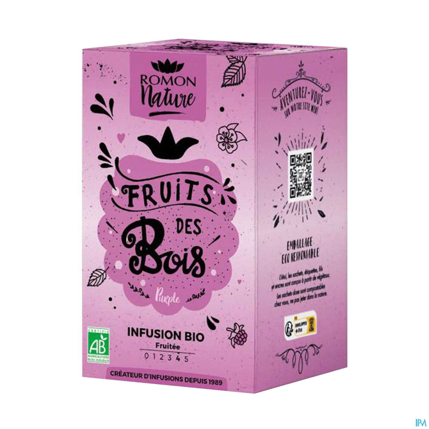 Romon Nature Tisane Plaisir Fruits Bois Bio Infusette 1g8 16