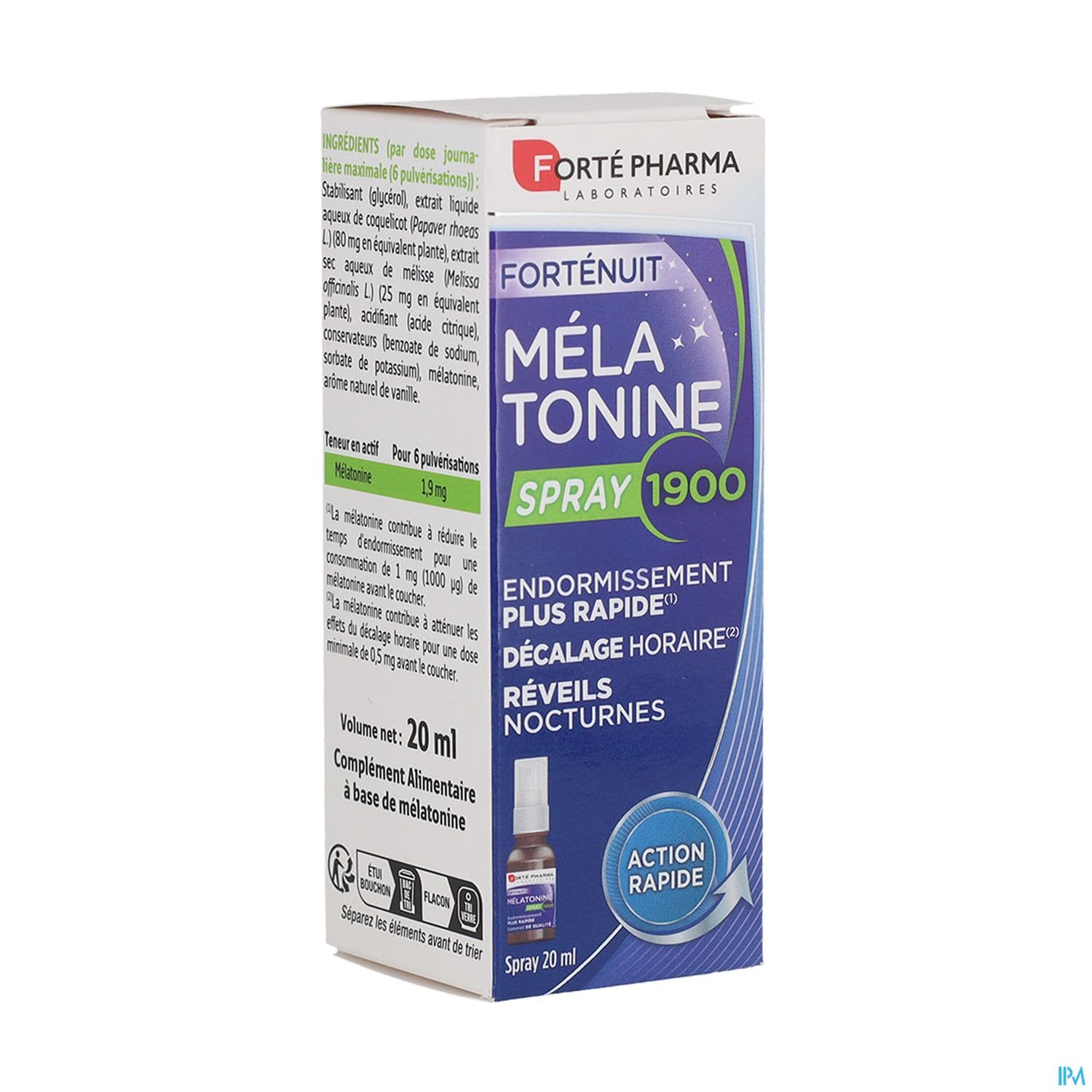 Forte Pharma Fortenuit Melatonine 1900 Spray 15ml