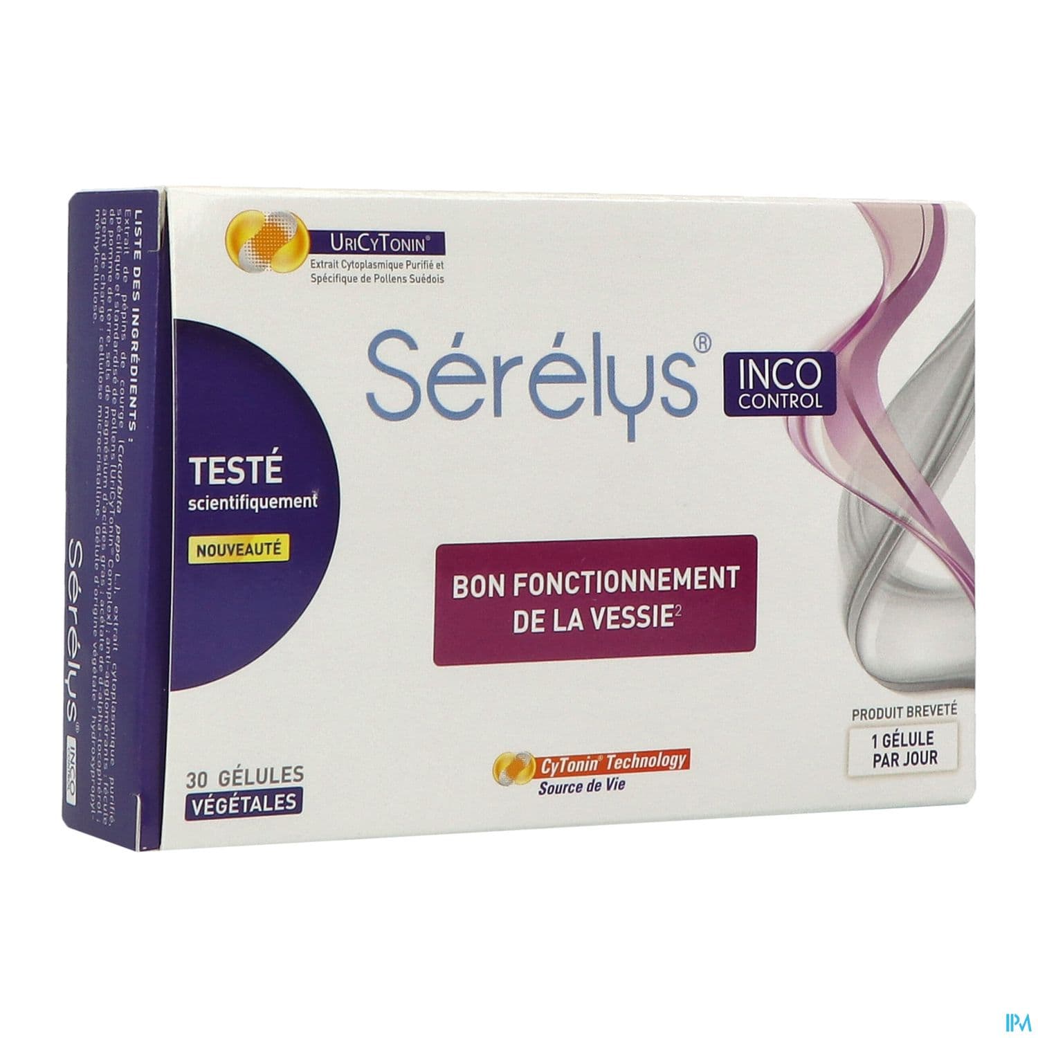 SERELYS INCOCONTROL GELULE 30
