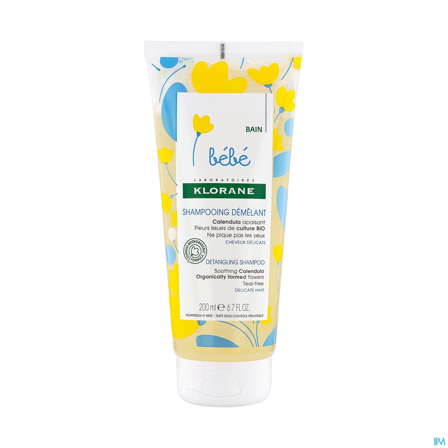 Klorane Bebe Shampooing Doux Demelant Calendula 200ml
