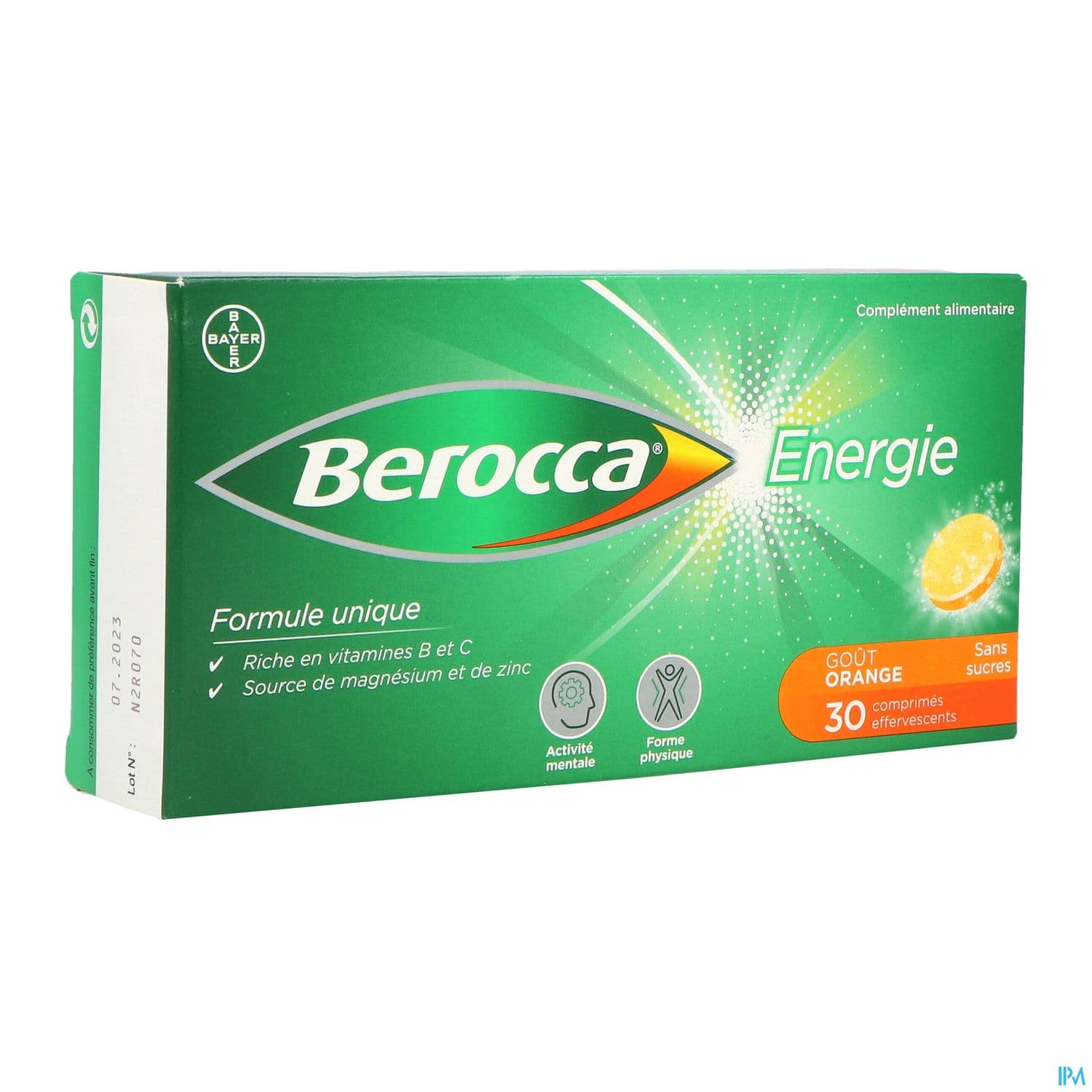 BEROCCA ENERGIE ORANGE CPR EFF 30
