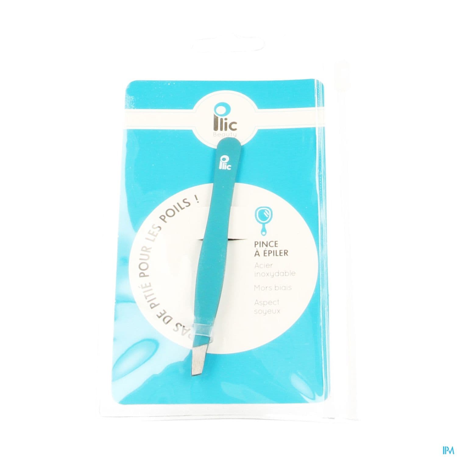 Plic Beauty Pince A Epiler Mors Biais Bleue