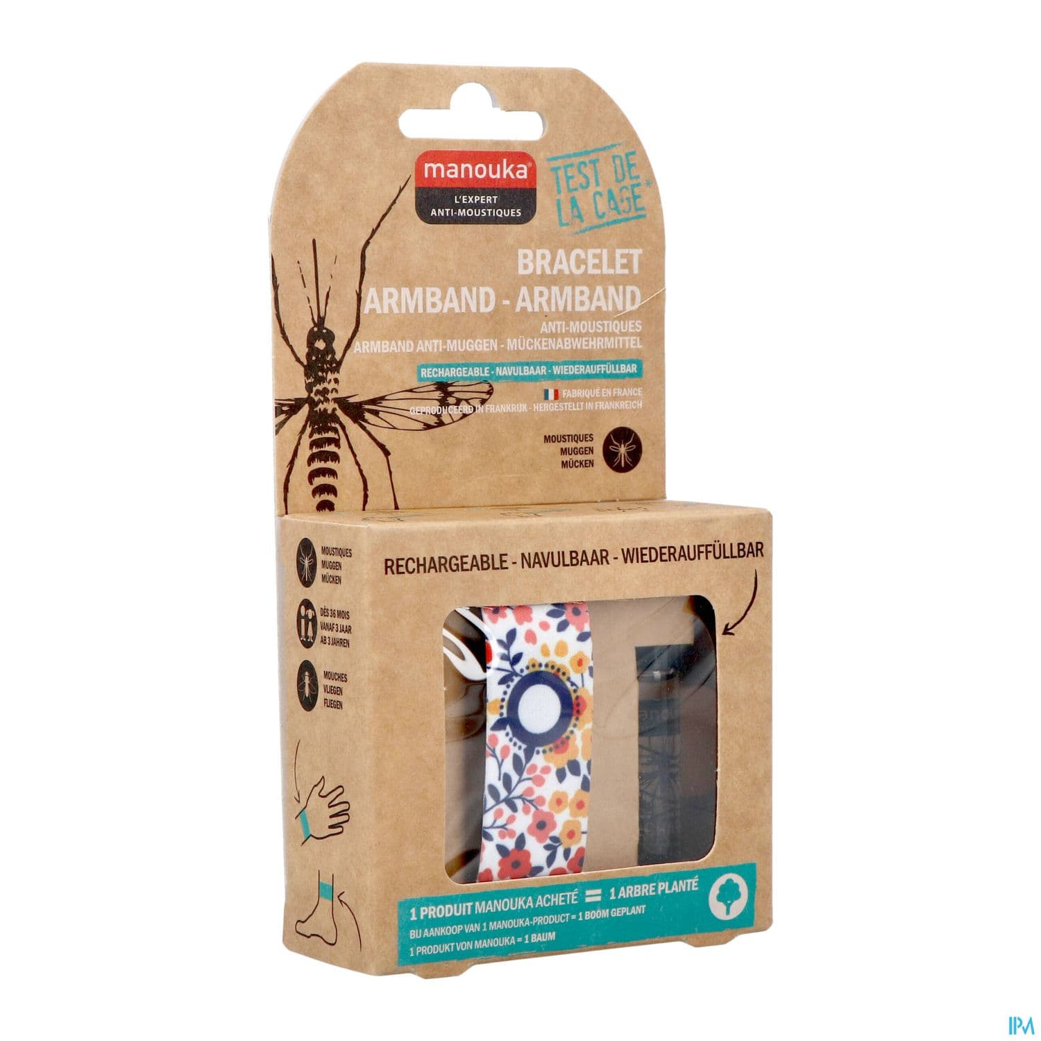 Manouka Bracelet Antimoustique Ado Liberty — Pharmacie Lafayette de Roubaix