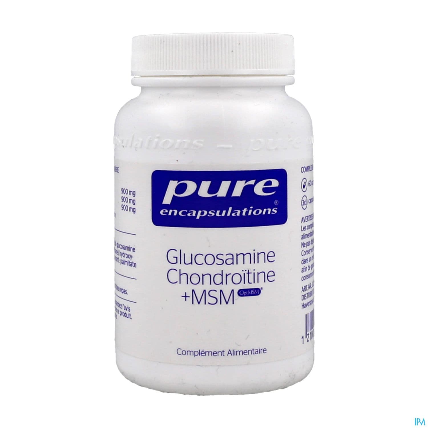 PURE ENCAPSUL GLUC/CHON/MSM CAPS60
