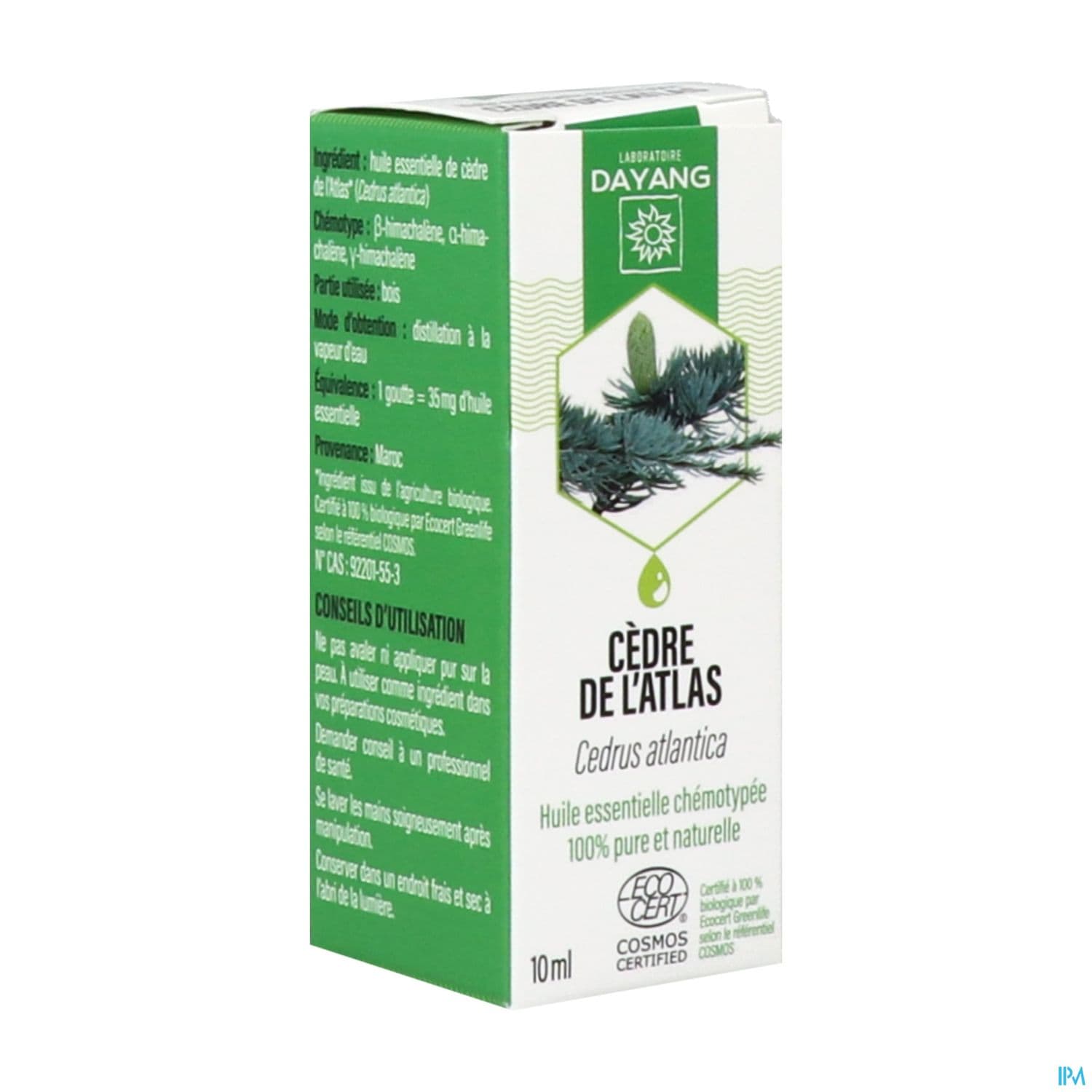 Dayang Huile Essentielle Cedre De l'atlas Bio 10ml — Pharmacie Boulogne Print