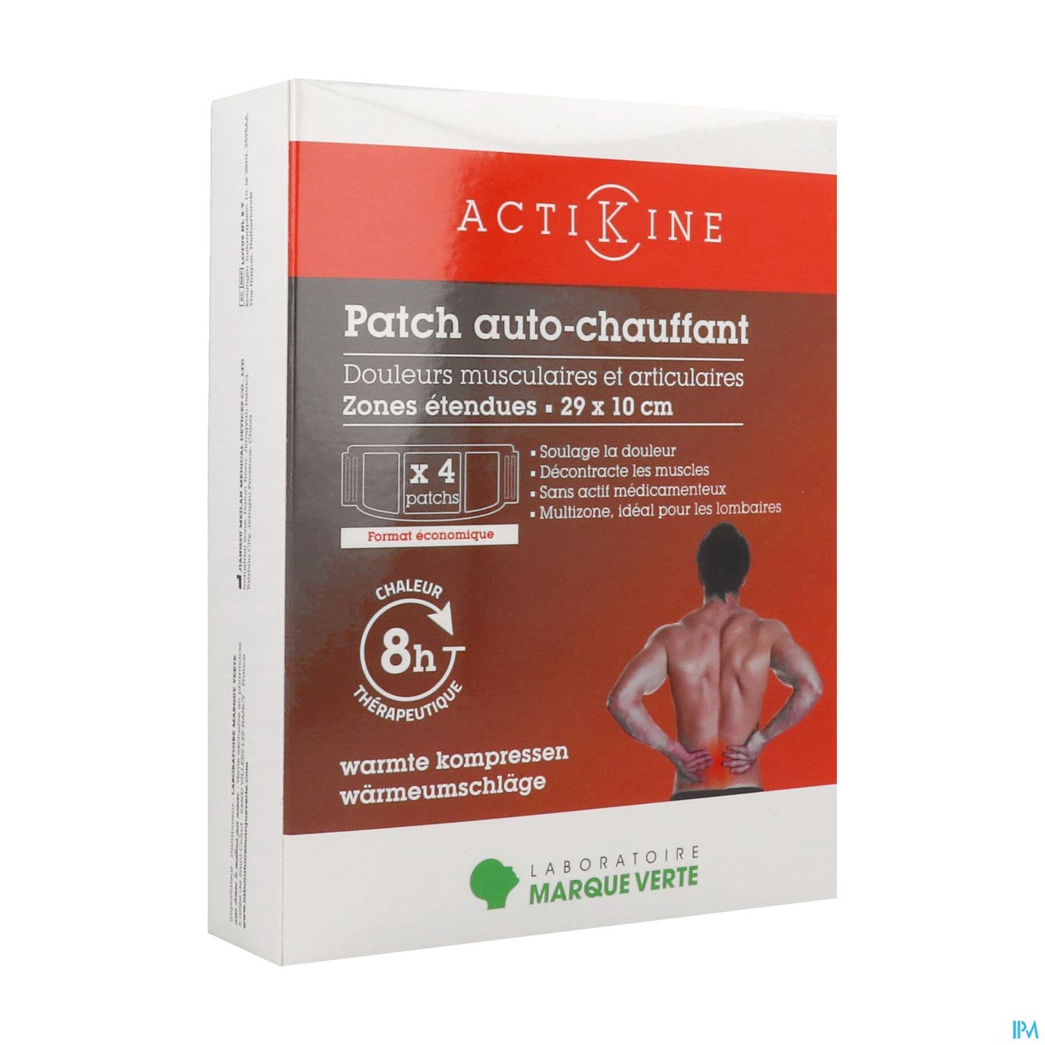 ACTIKINE PATCH AUTOCHAUF 29X10CM 4