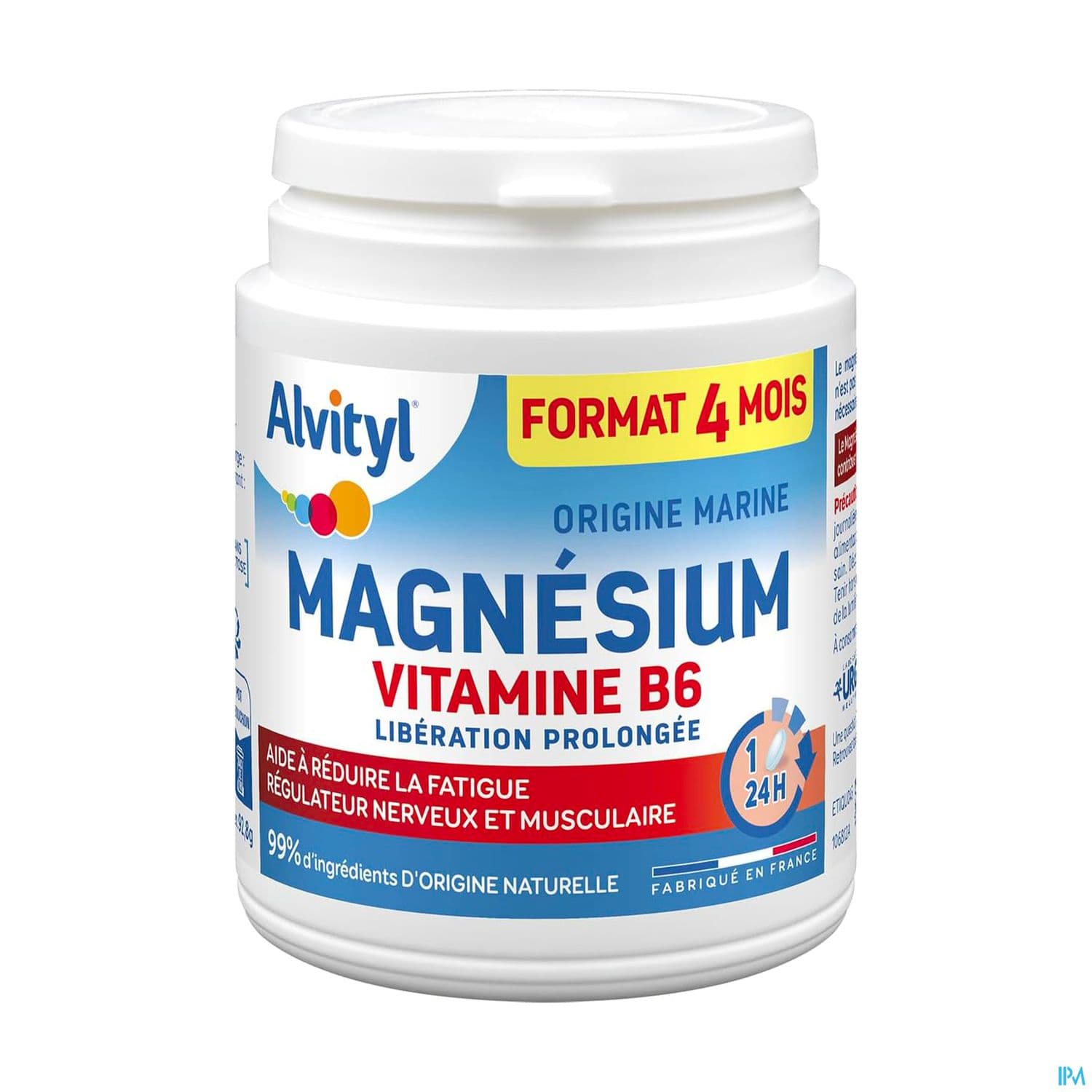 Alvityl Magnesium Vitamine B6 Comprime Liberation Prolongee 120