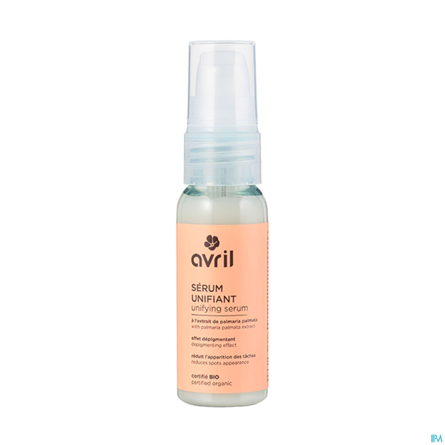 Avril Serum Unifiant Certifie Bio 30ml