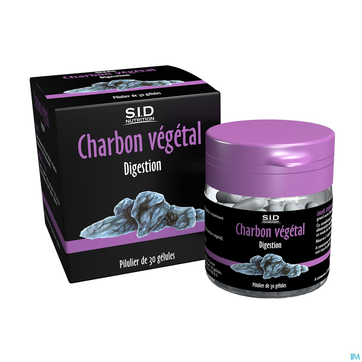 SIDN CHARBON VEGETAL GELULE 30