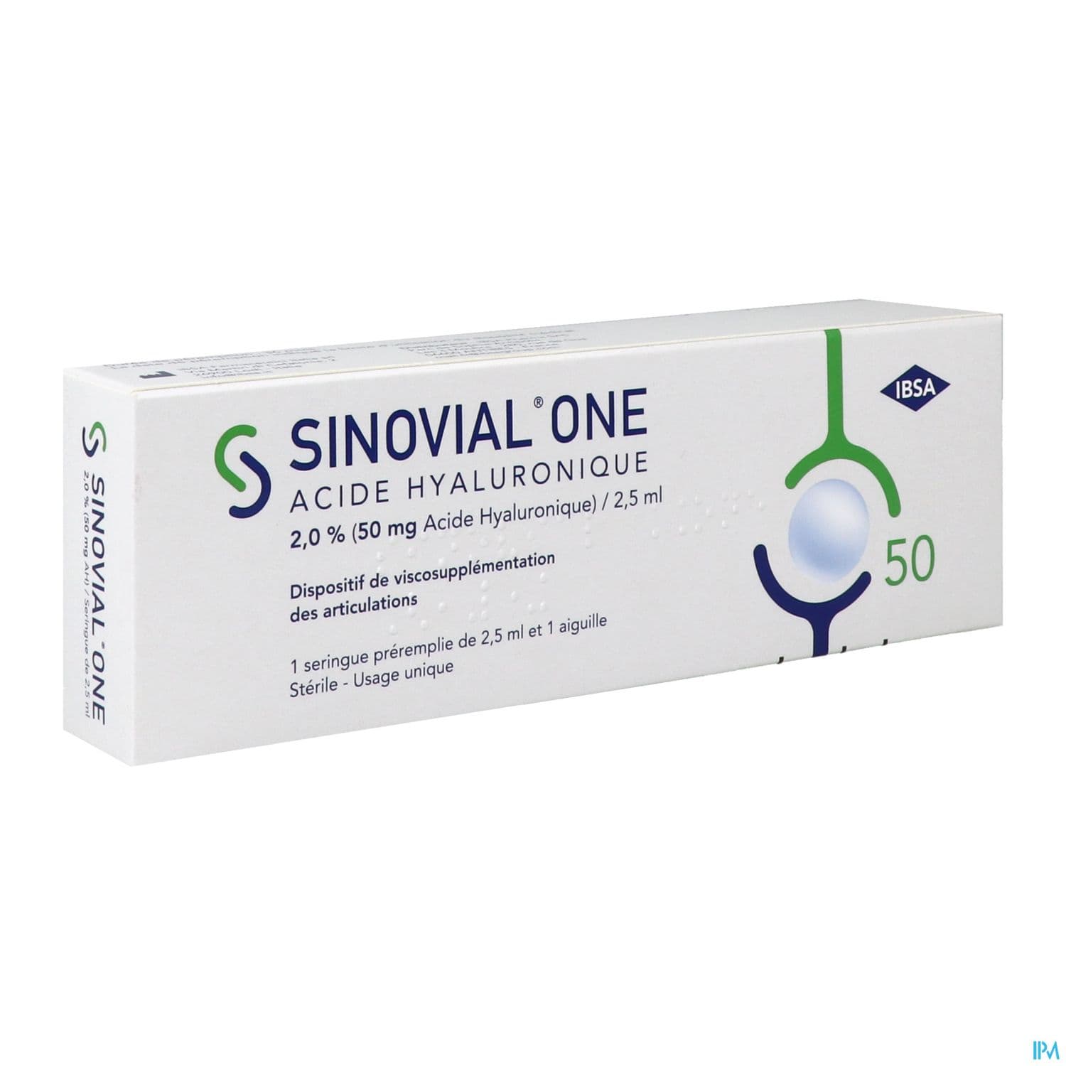 Sinovial One 2% Solution Injectable Seringue 50mg/2ml5