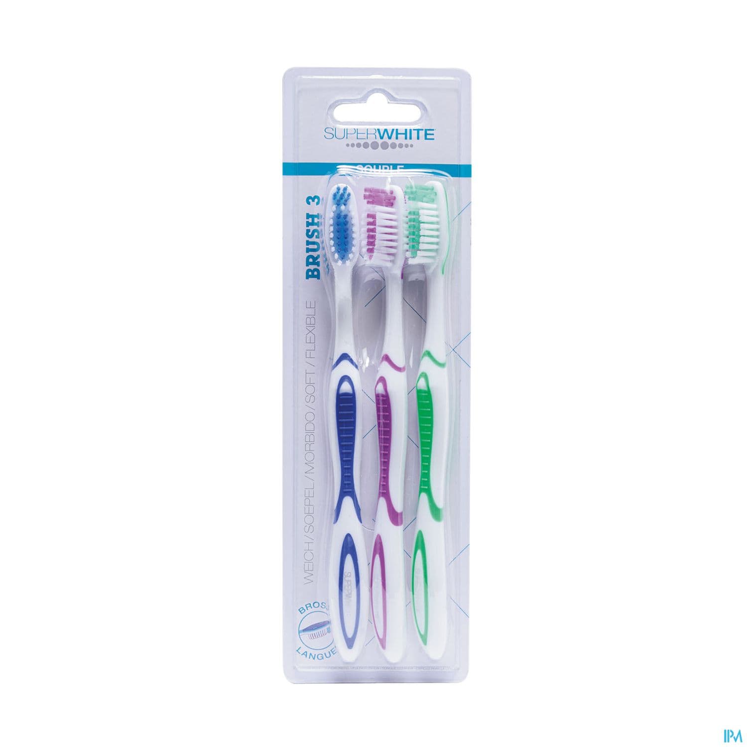 Superwhite Brosse A Dents Medium X3
