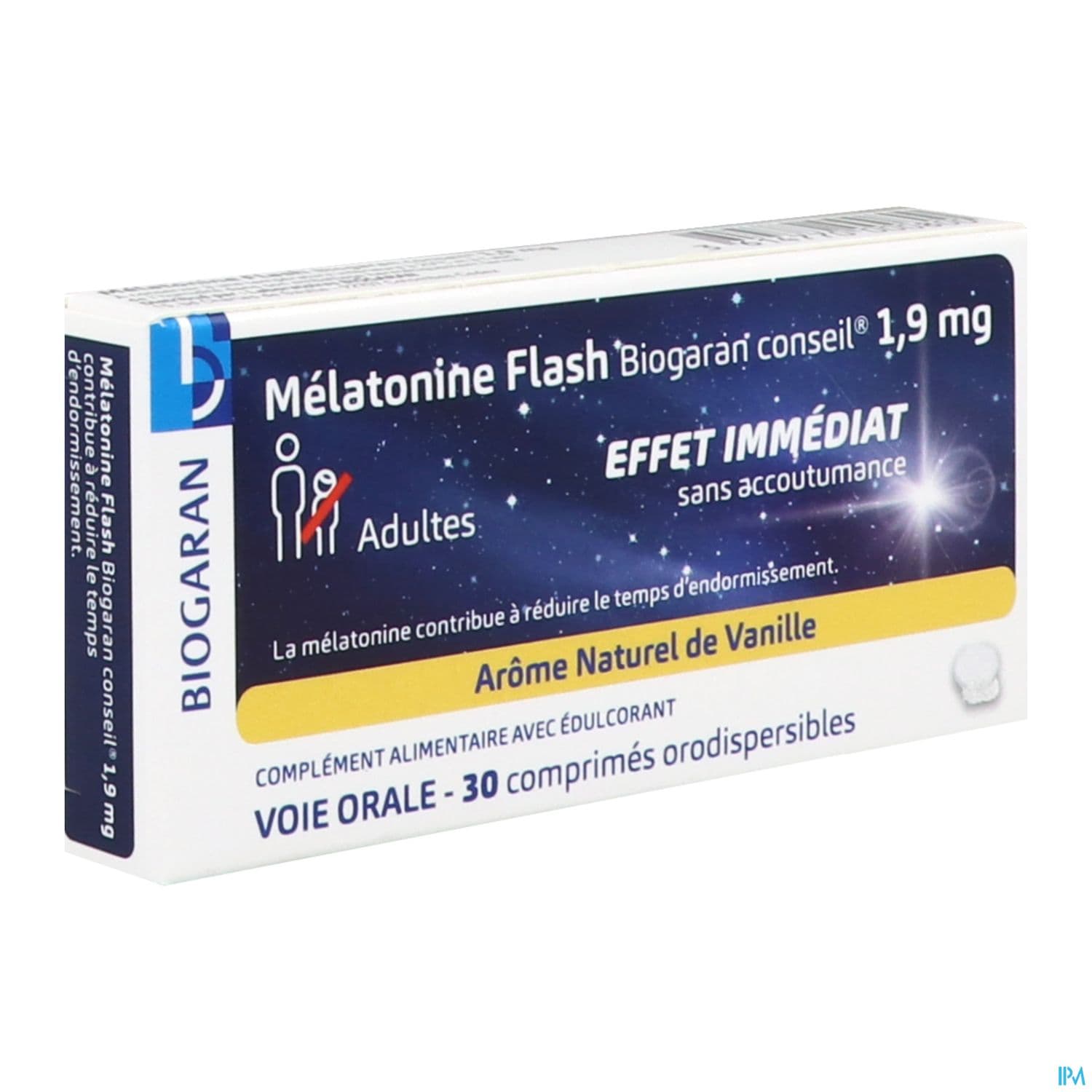Biogaran Conseil Melatonine Flash 1mg9 Comprime 30
