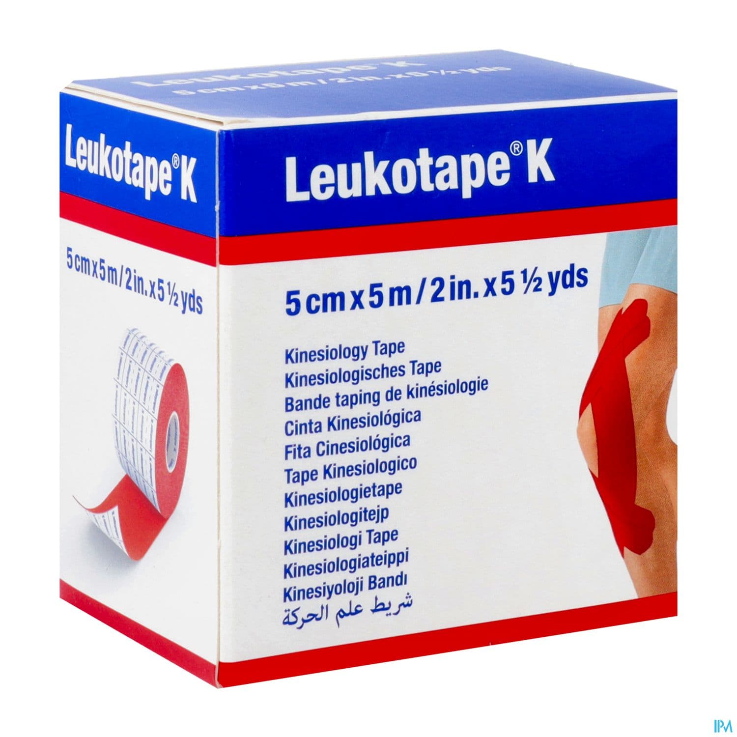 BDE LEUKOTAPE K ROUGE 5CMX5M — Pharmacie Herboristerie Petit