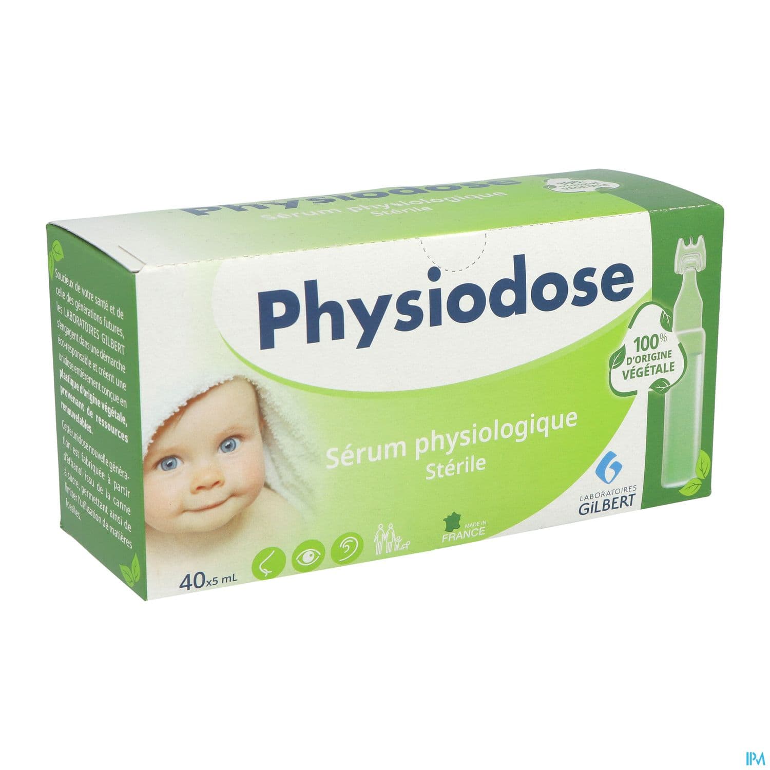 PHYSIODOSE SERUM PHYS VEGET 5ML 40