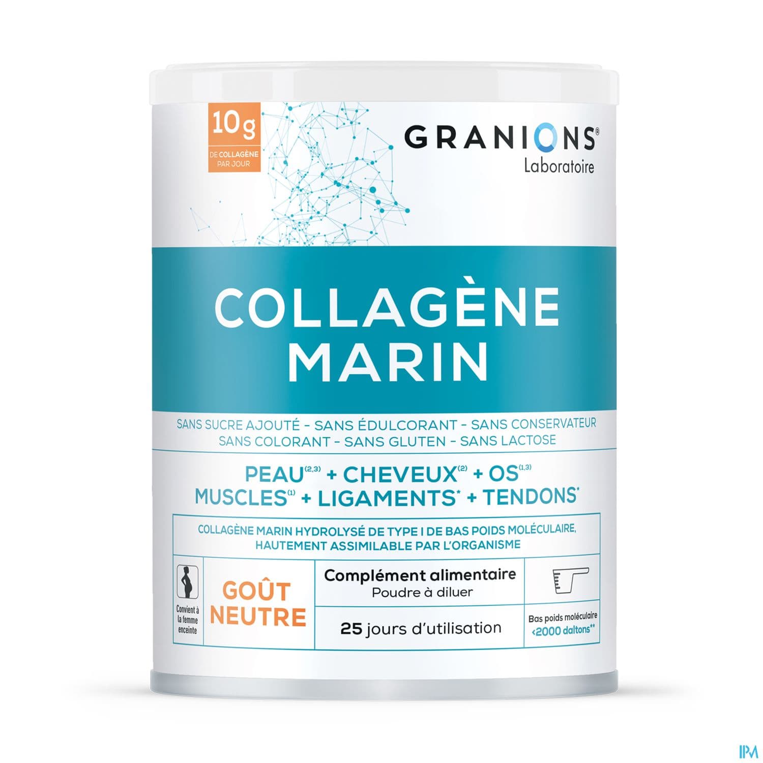 Granions Collagene+ Beaute Poudre Gout Neutre 258g
