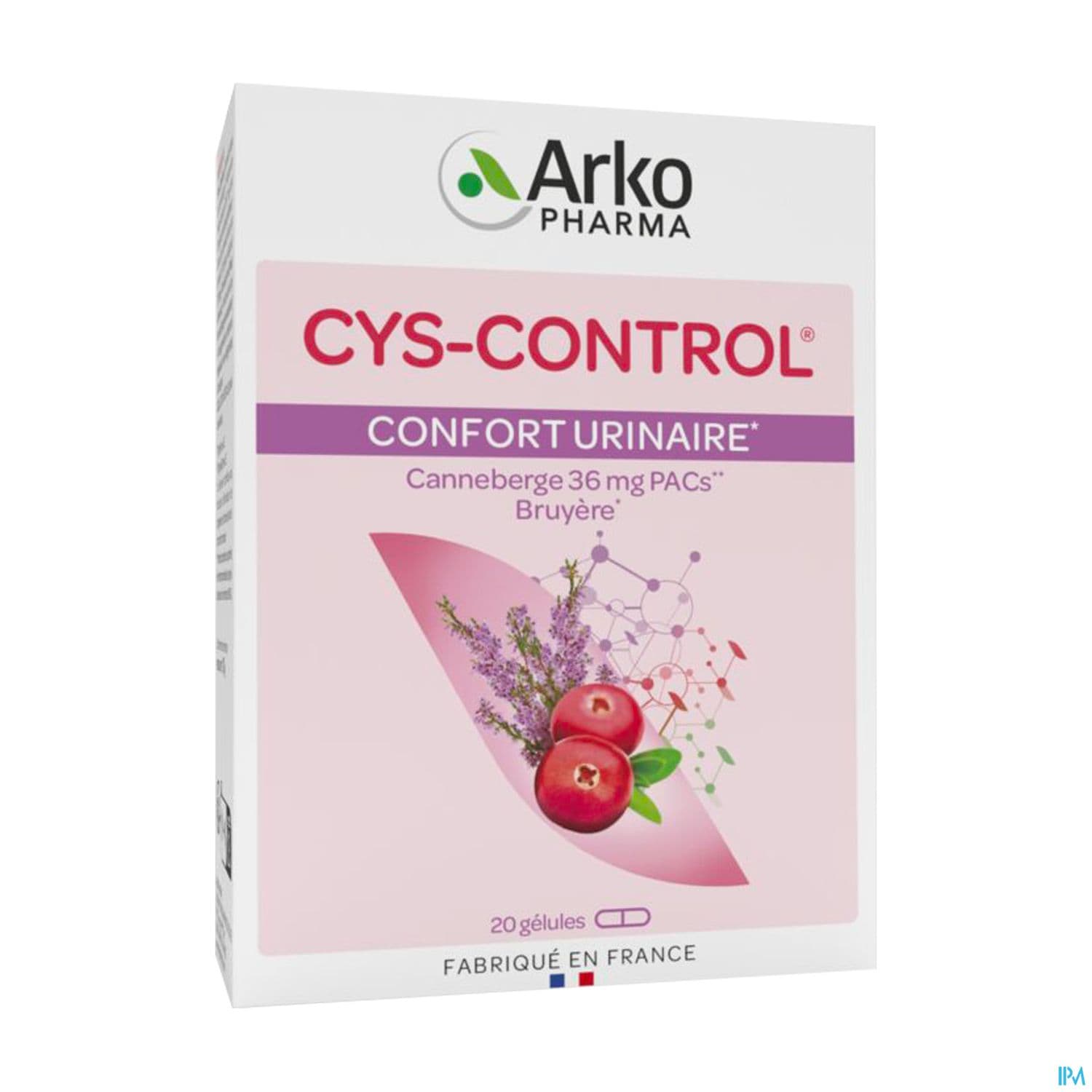 Cys Control 36mg De Pac Gelule 20