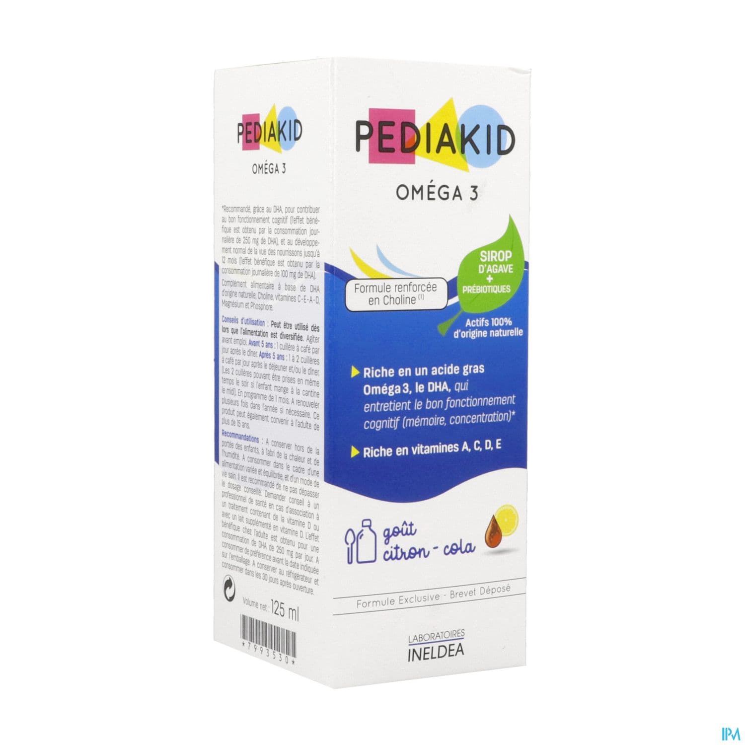 Pediakid Omega 3 Sirop Citron Cola 125ml