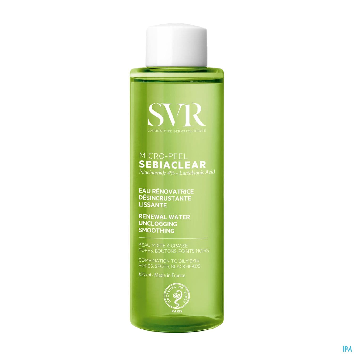 Svr Sebiaclear Micropeel Eau Renovatrice Desinc 150ml