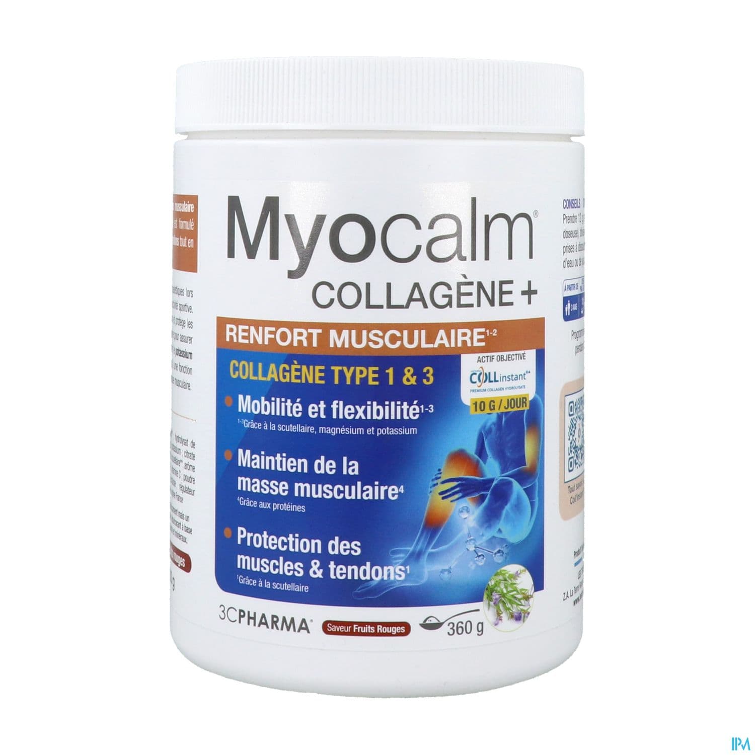 3c Pharma Myocalm Collagene 300gr Pot De 300gr