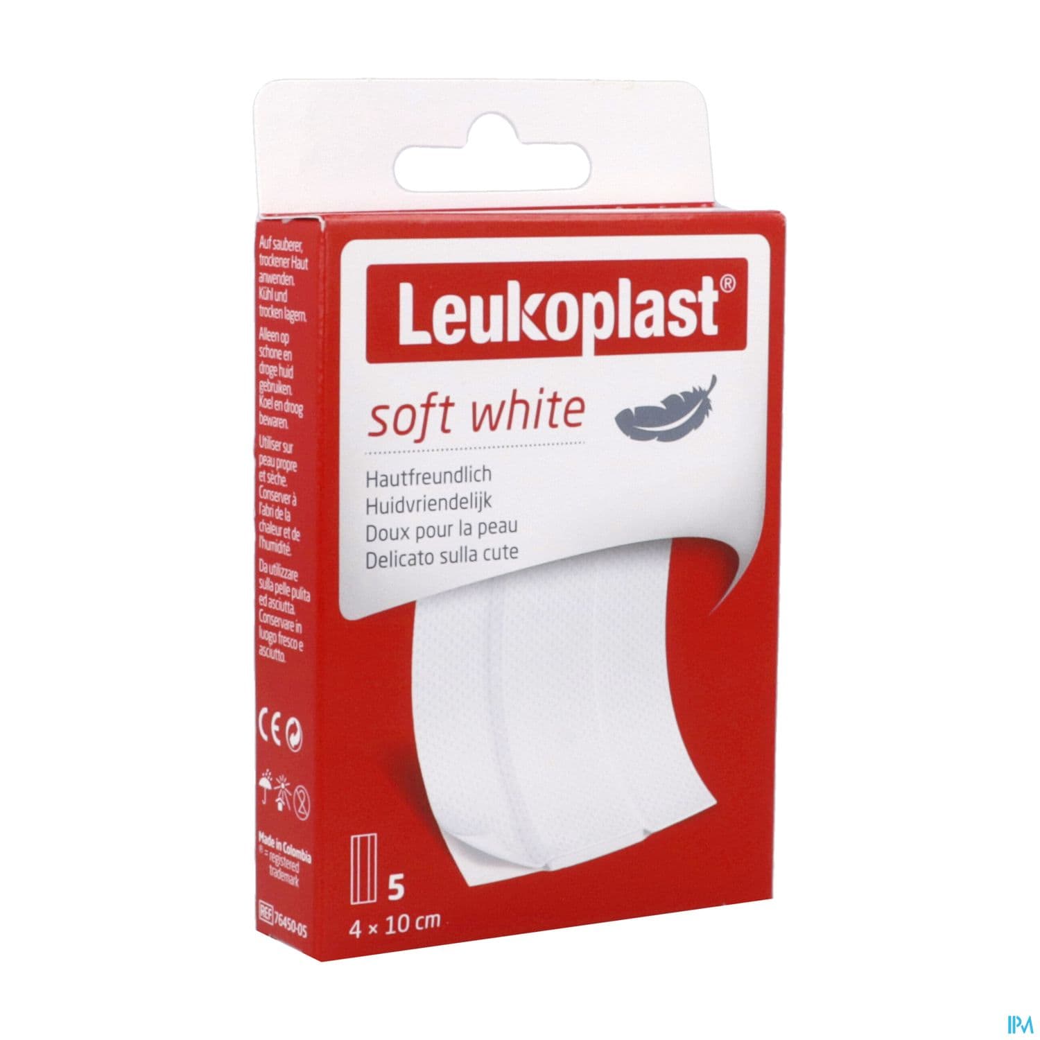 LEUKOPLAST SOFT WHIT PANS 10X4CM 5 — Pharmacie du Parc - Neuilly-sur-Seine