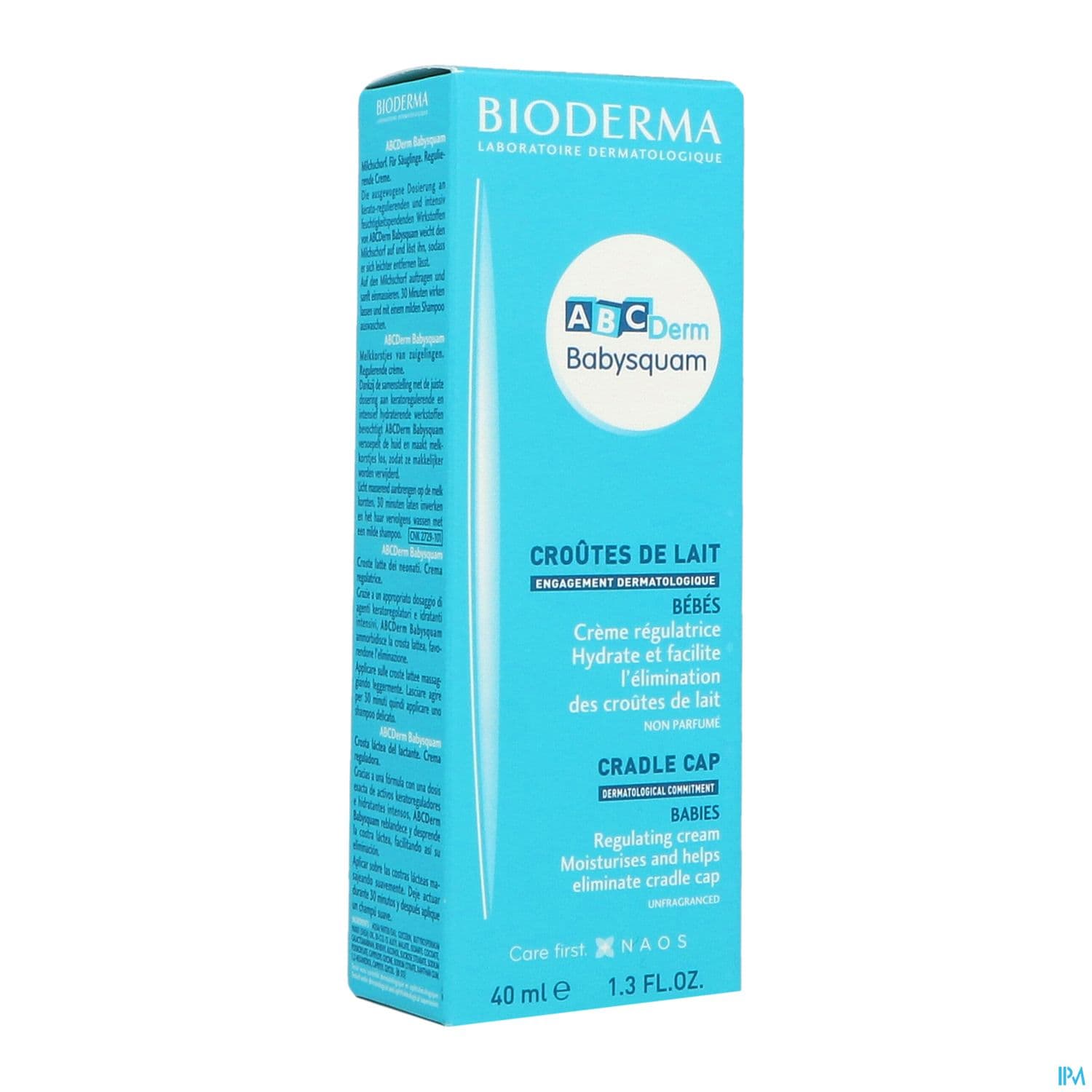 Bioderma Abcderm Babysquam Creme Hydratante Keratoreg 40ml