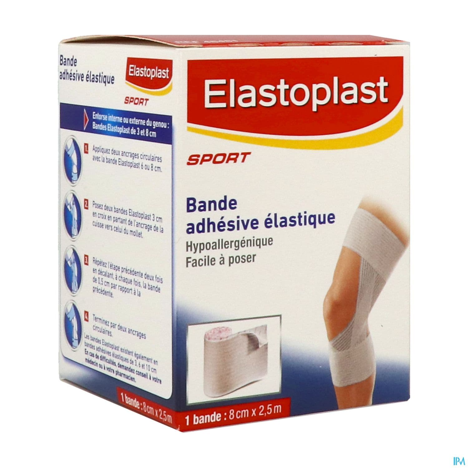 Elastoplast bande adhésive élastique 2.5m x 8cm — Apothical Grande Pharmacie de Fleury