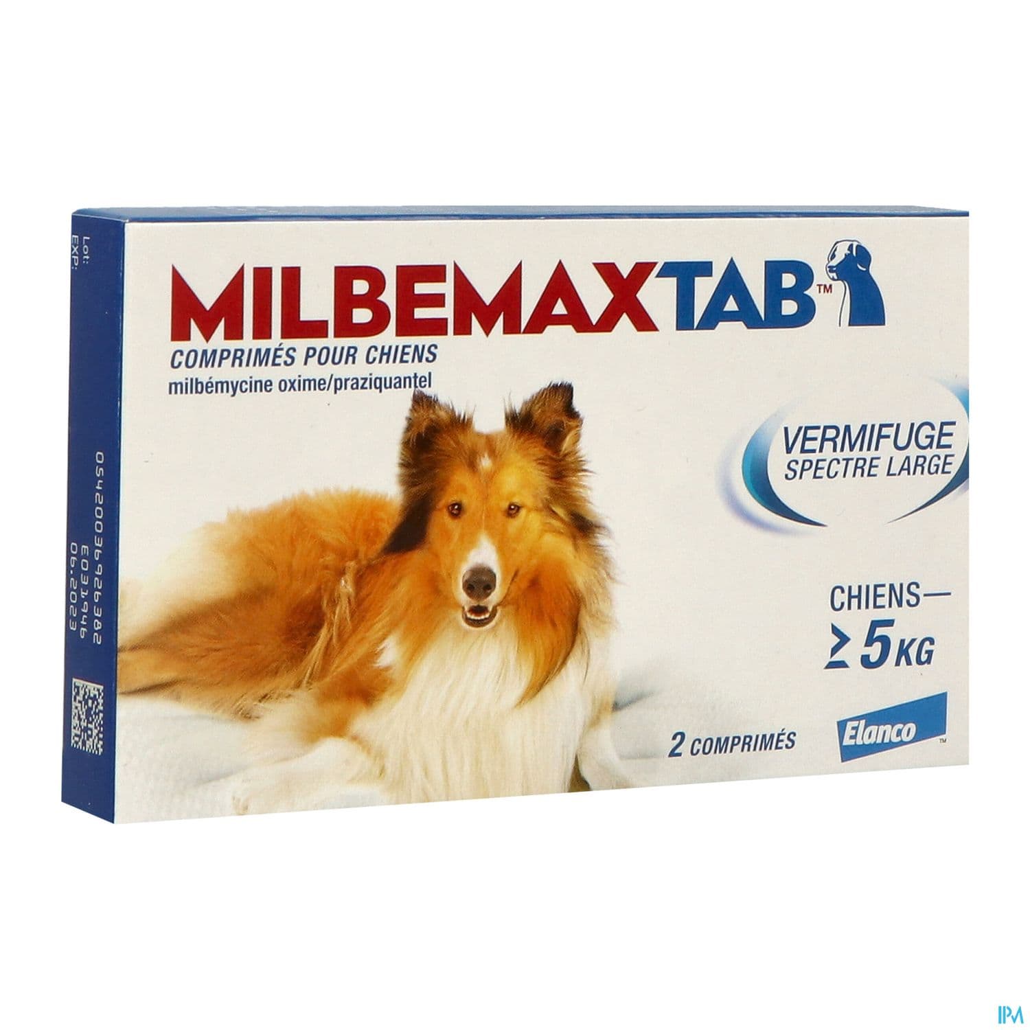 Elanco Milbemaxtab Vermifuge Chien +5kg Comprime 2