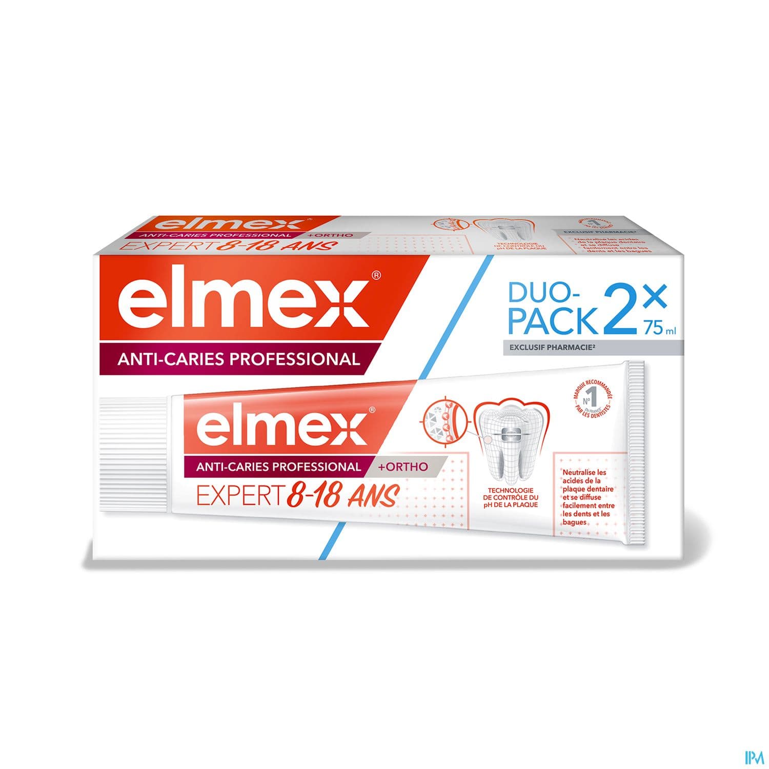 Elmex Junior Professional Dentifrice 75ml X2