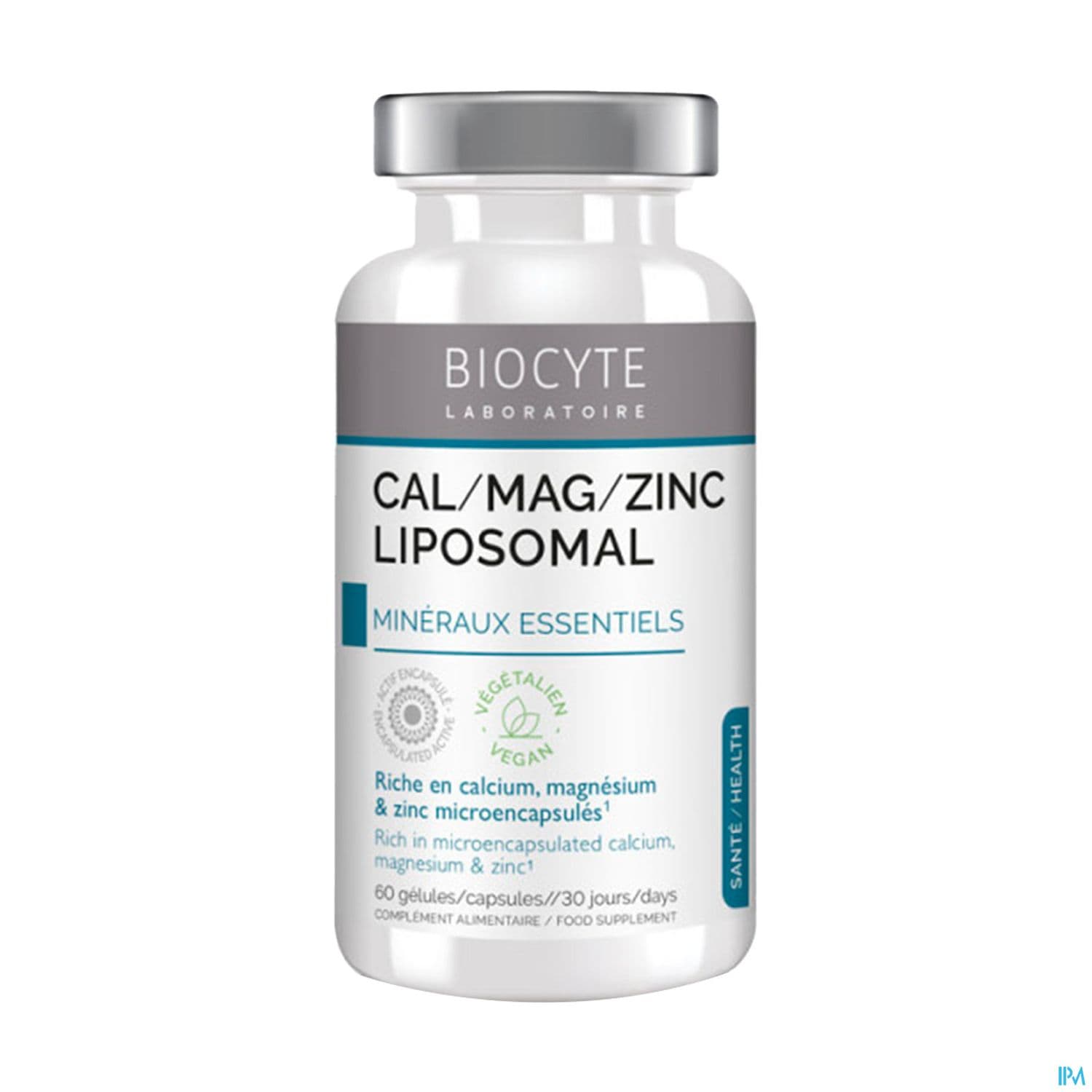 BIOCYTE CAL/MAG/ZN LIPOSO GELUL 60