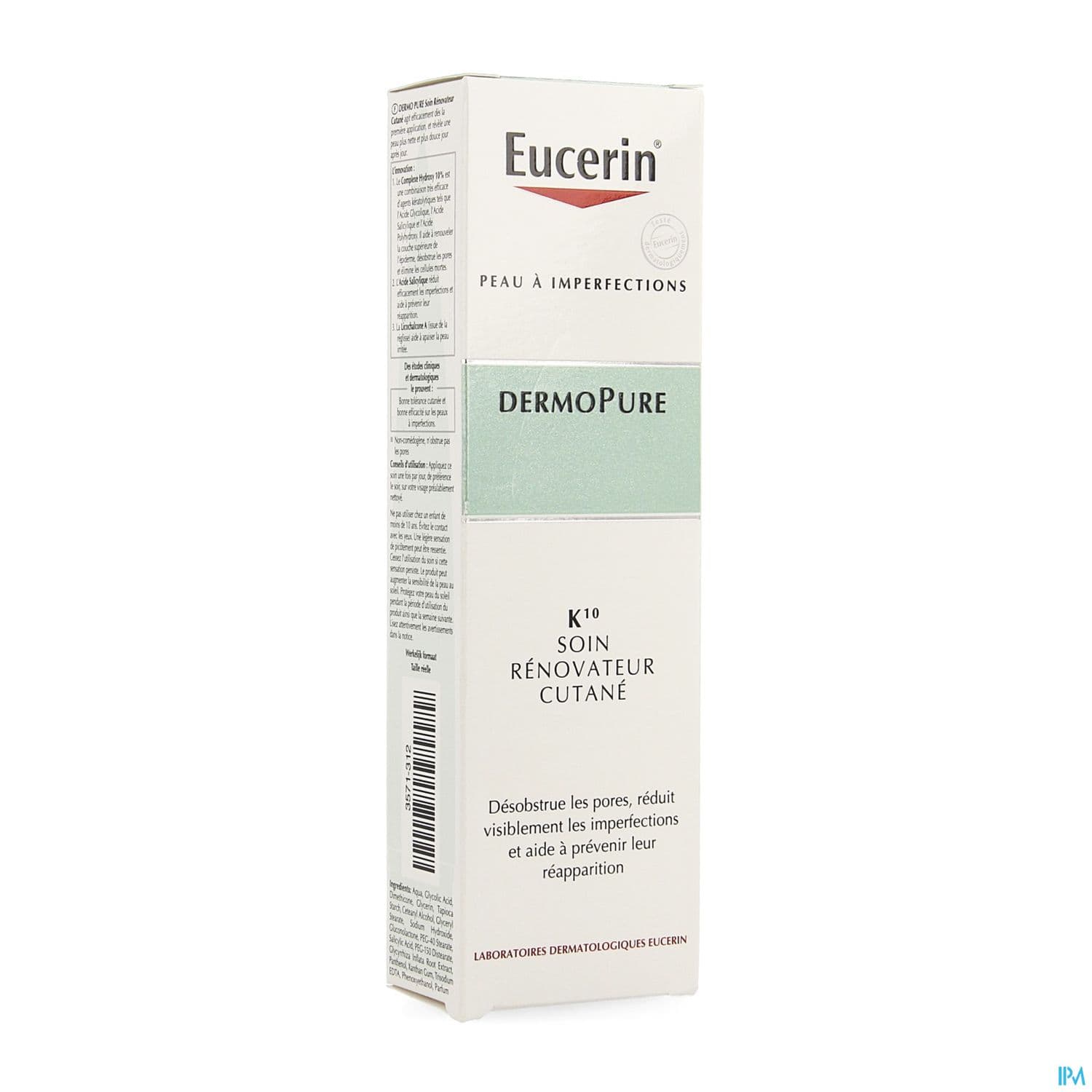 Eucerin Dermopure K¹º Soin Rénovateur Cutané 40ml