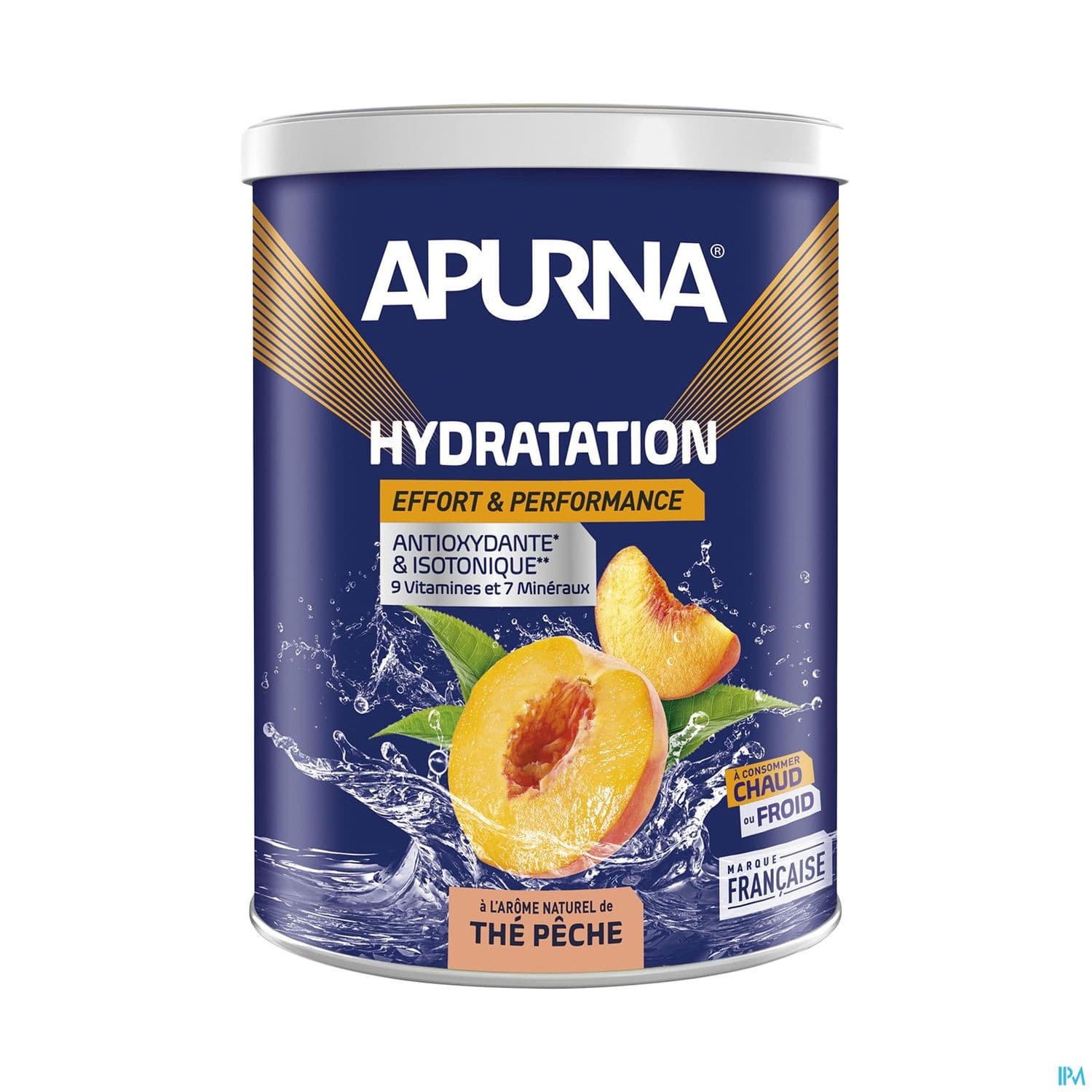 Apurna Boisson Hydratation The Peche Poudre 500g — Pharmacie Ropars - Brest