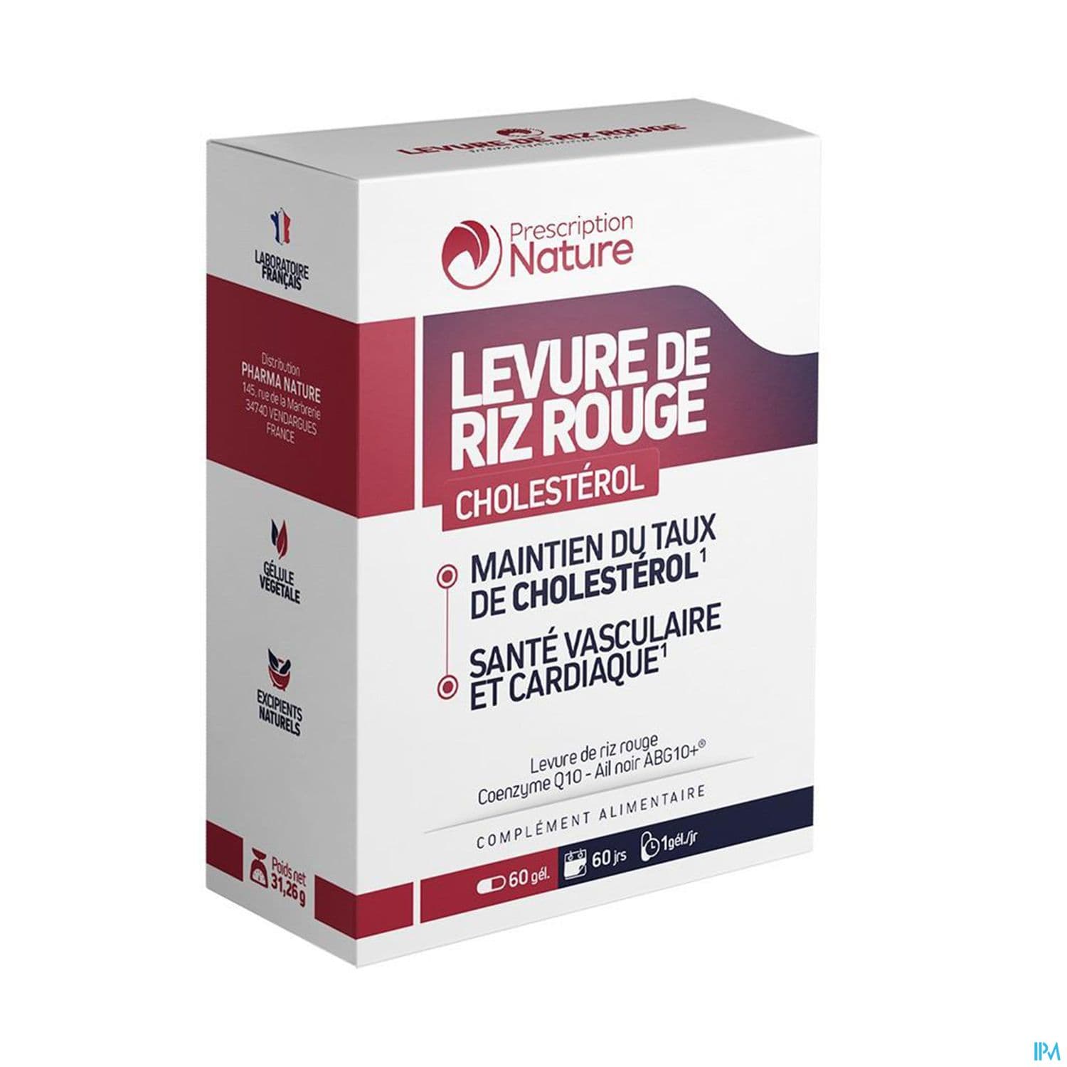 Prescription Nature Levure De Riz Rouge Gelule 60