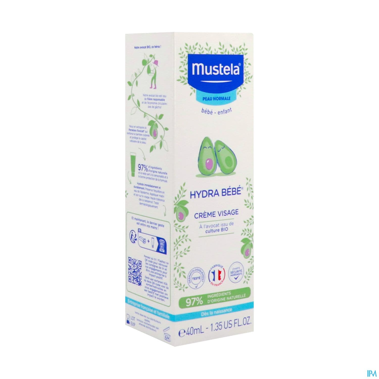 MUSTELA BB HYD BEBE CR VIS PN 40ML