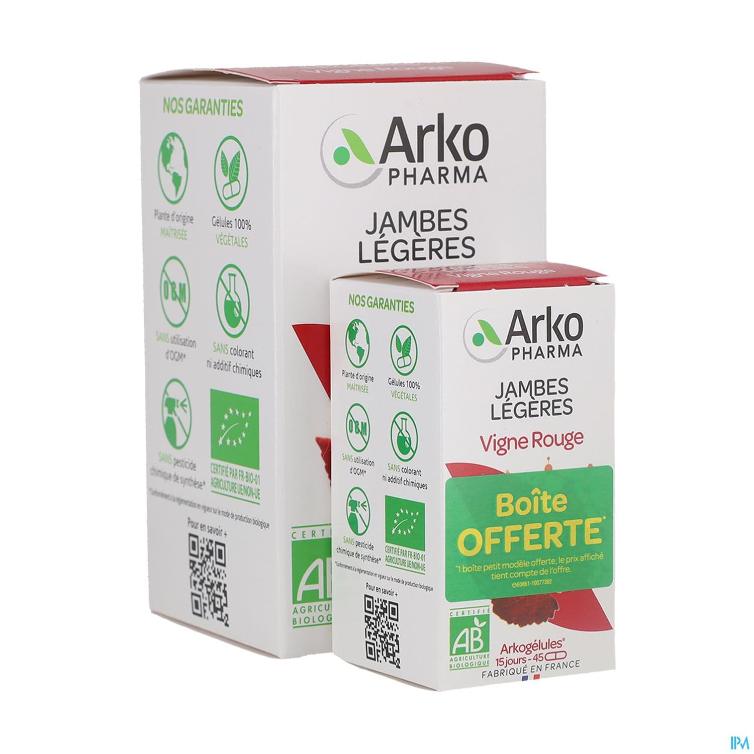 Arkogelules Vigne Rouge Bio Gelule 150 + 45 Offert