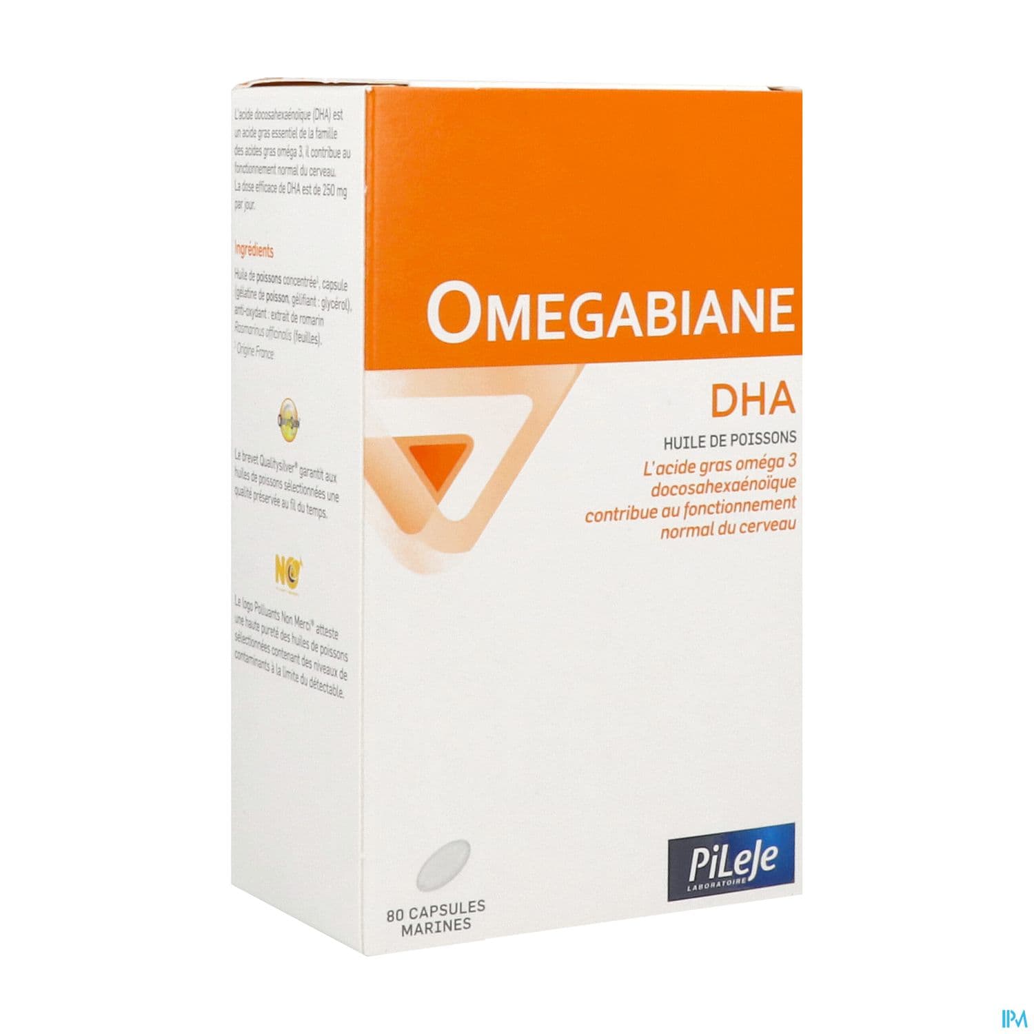 Pileje Omegabiane Dha Capsule 80