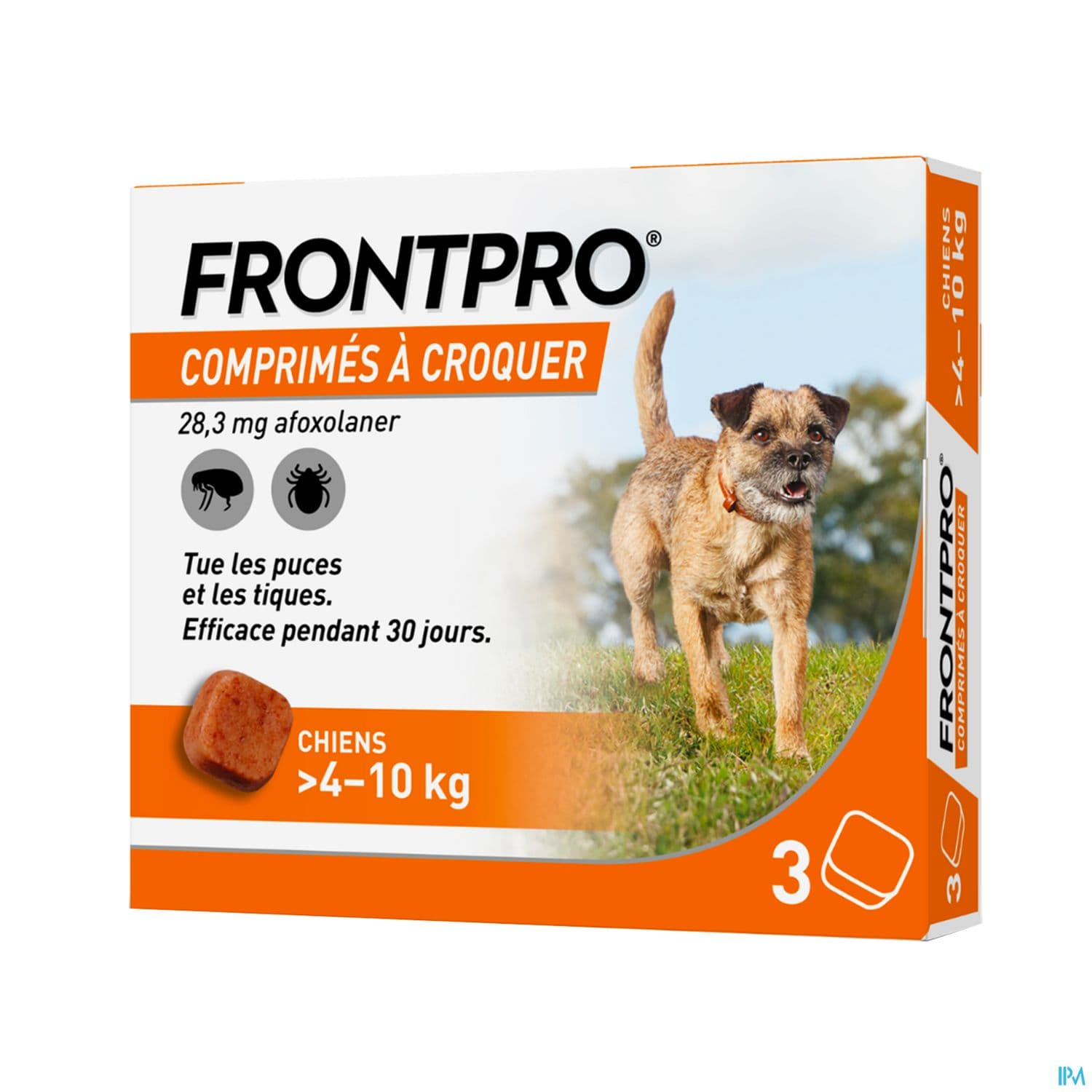 Frontpro Antiparasitaire Chien 4/10kg Comprime 3