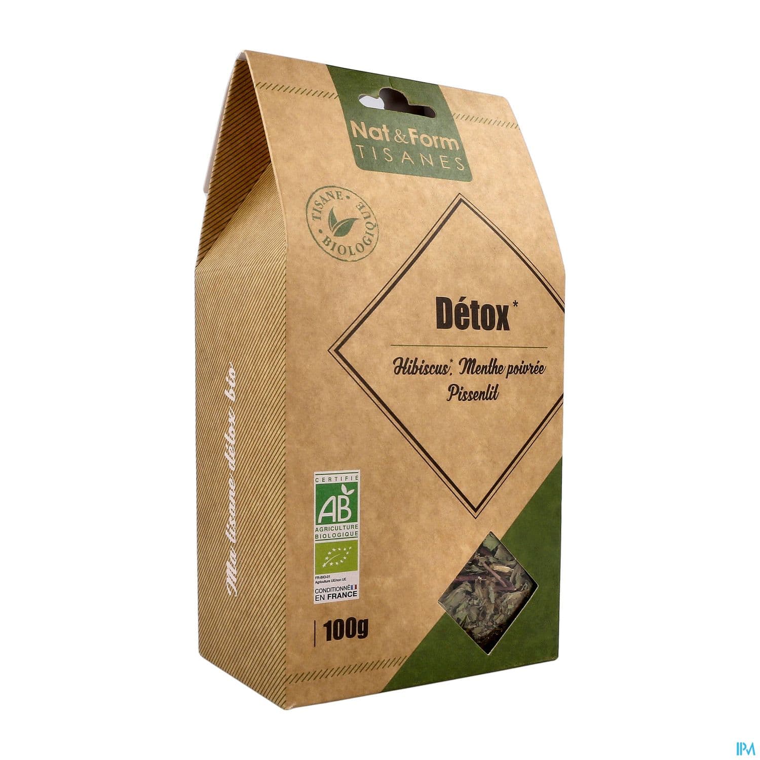 Nat Et Form Tisane Detox Bio 100g