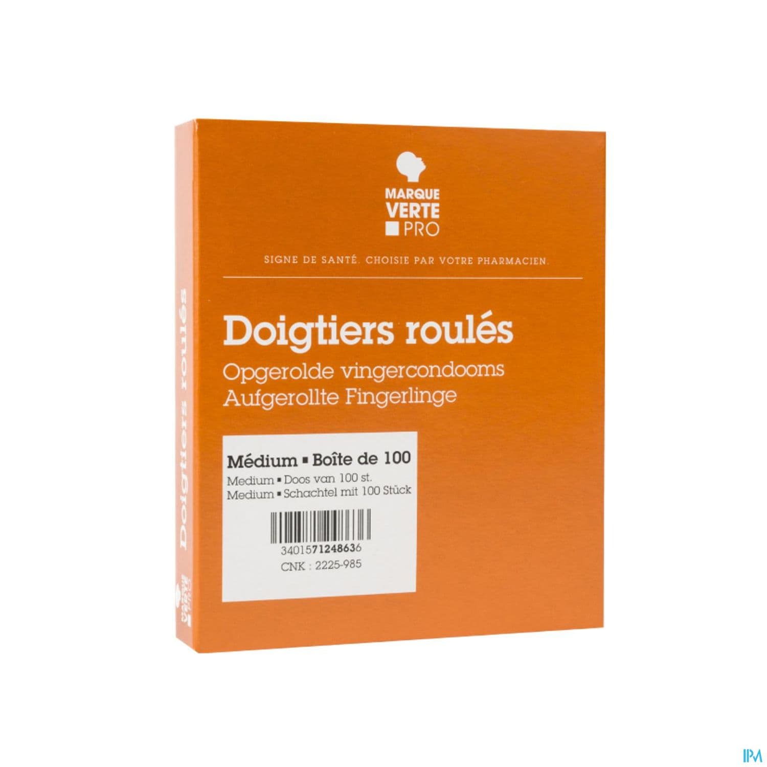 Marque Verte Doigtier Examen Roule Medium X100 — Pharmacie Villenave Rocade